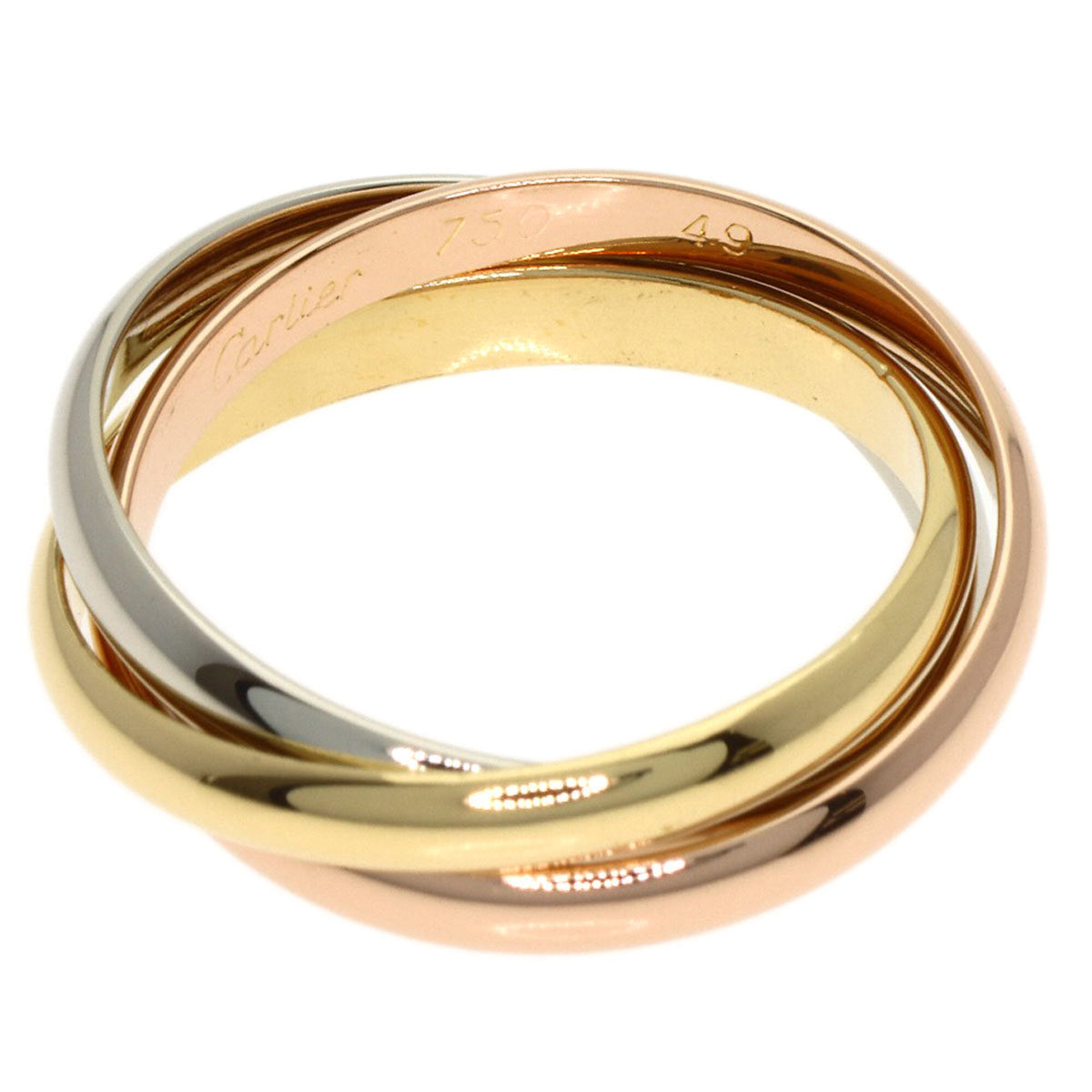 Cartier Yellow Gold (18K) Pink Gold (18K) White Gold (18K) Band Ring (Pre-Owned)