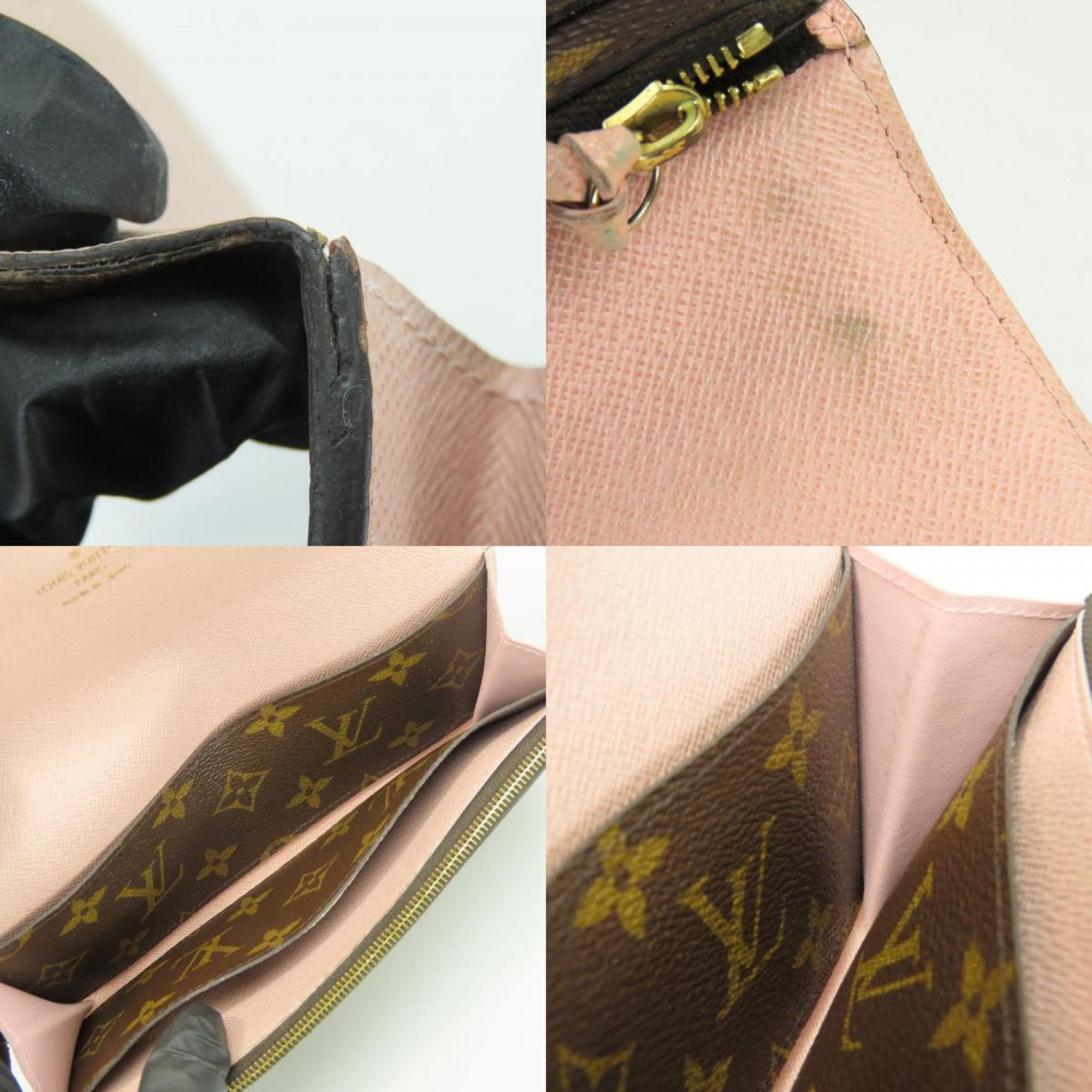 Louis Vuitton Brown Rose Ballerine Monogram Long Wallet (Bi-Fold) (Pre-Owned)
