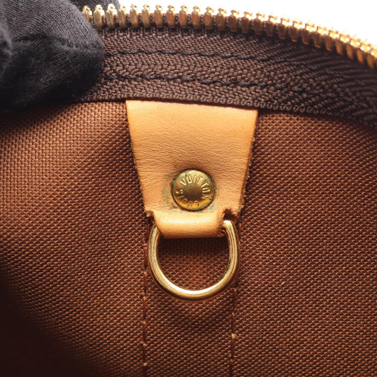 Louis Vuitton Brown Monogram Cherry Red Color Coated Canvas Leather Boston Bag Handbag (Pre-Owned)