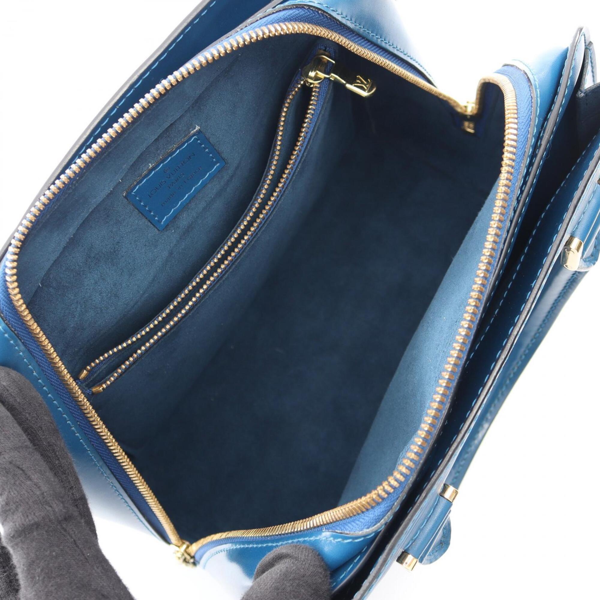 Louis Vuitton Blue Epi Leather Handbag (Pre-Owned)