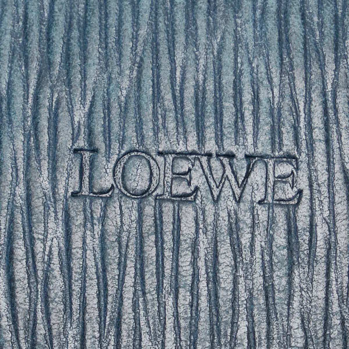 Loewe Green Leather Coin Purse/Coin Case (Pre-Owned)