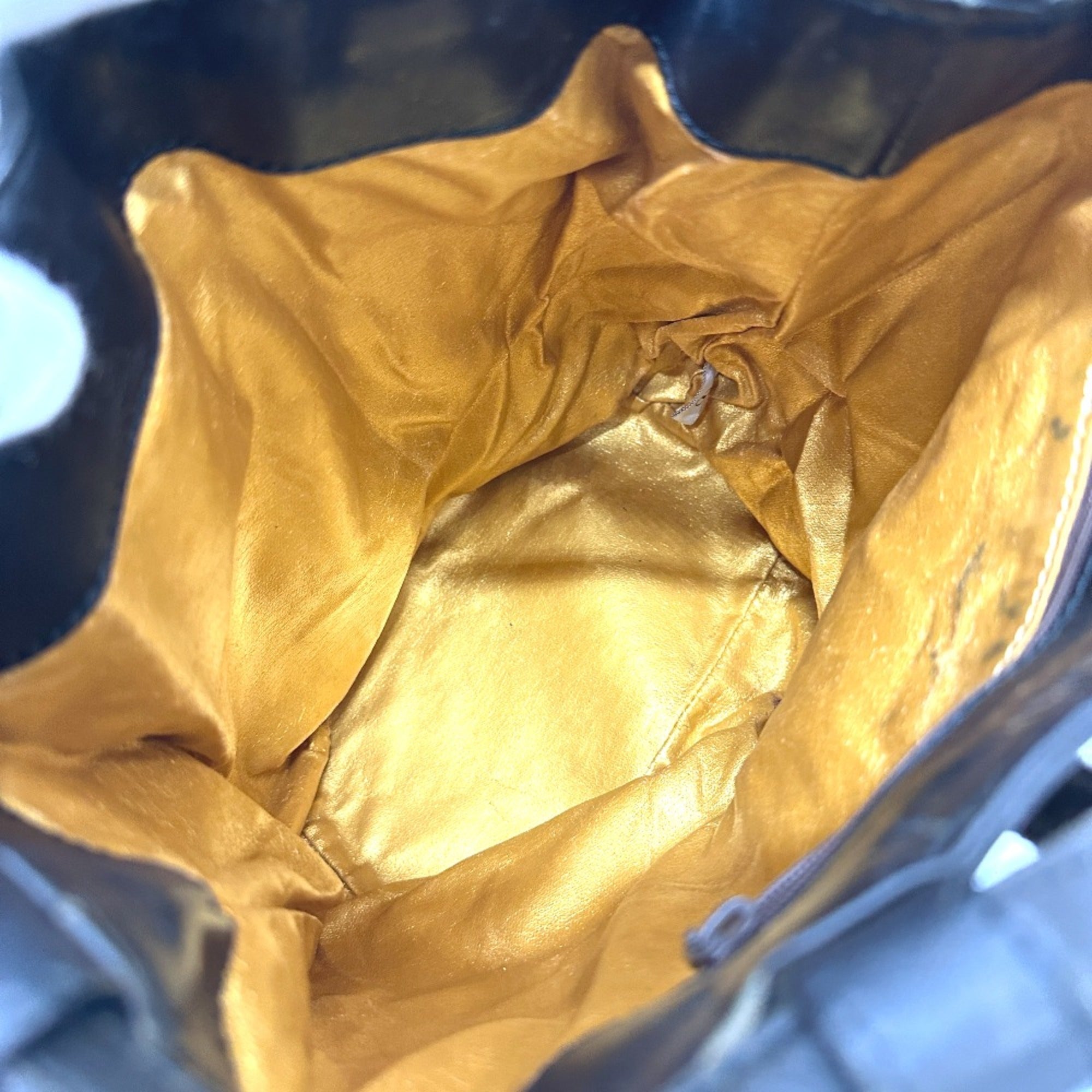 Versace Yellow Leather Shoulder Bag (Pre-Owned)