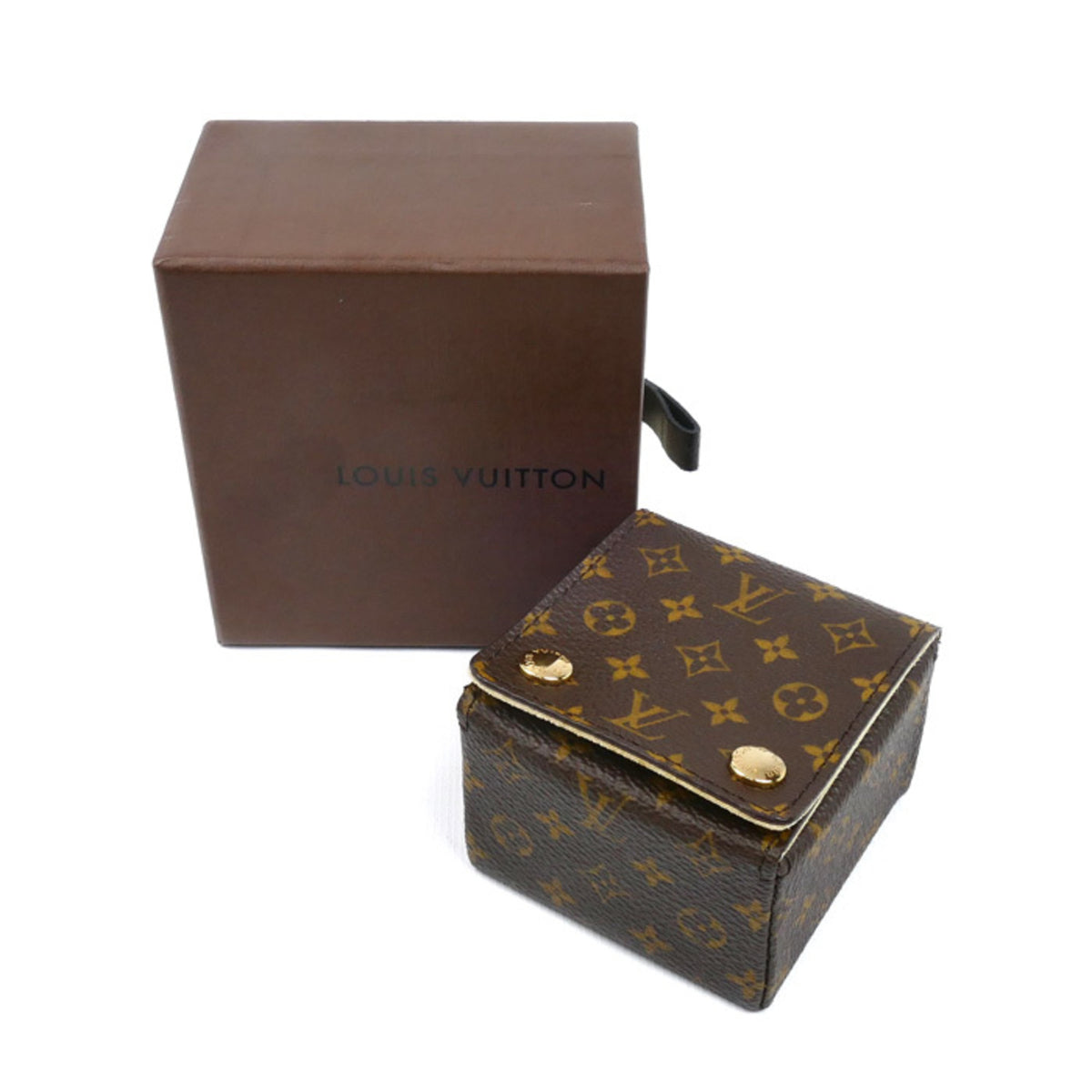 Louis Vuitton Yellow Gold (18K) Pink Gold (18K) White Gold (18K) Band Ring (Pre-Owned)