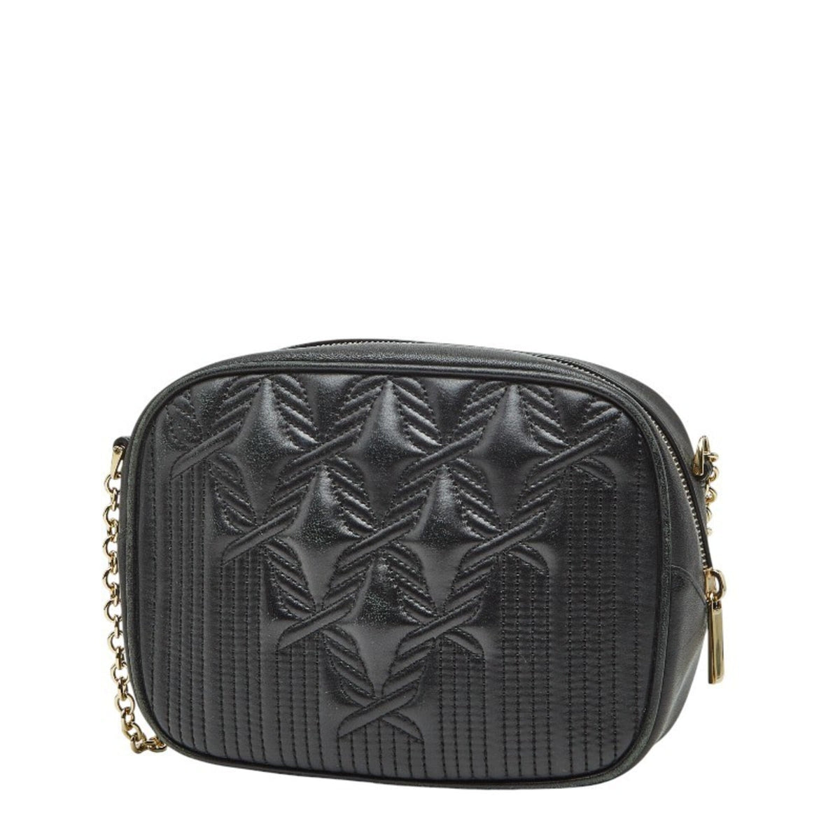 Bally Black Leather Shoulder Bag (Pre-Owned)