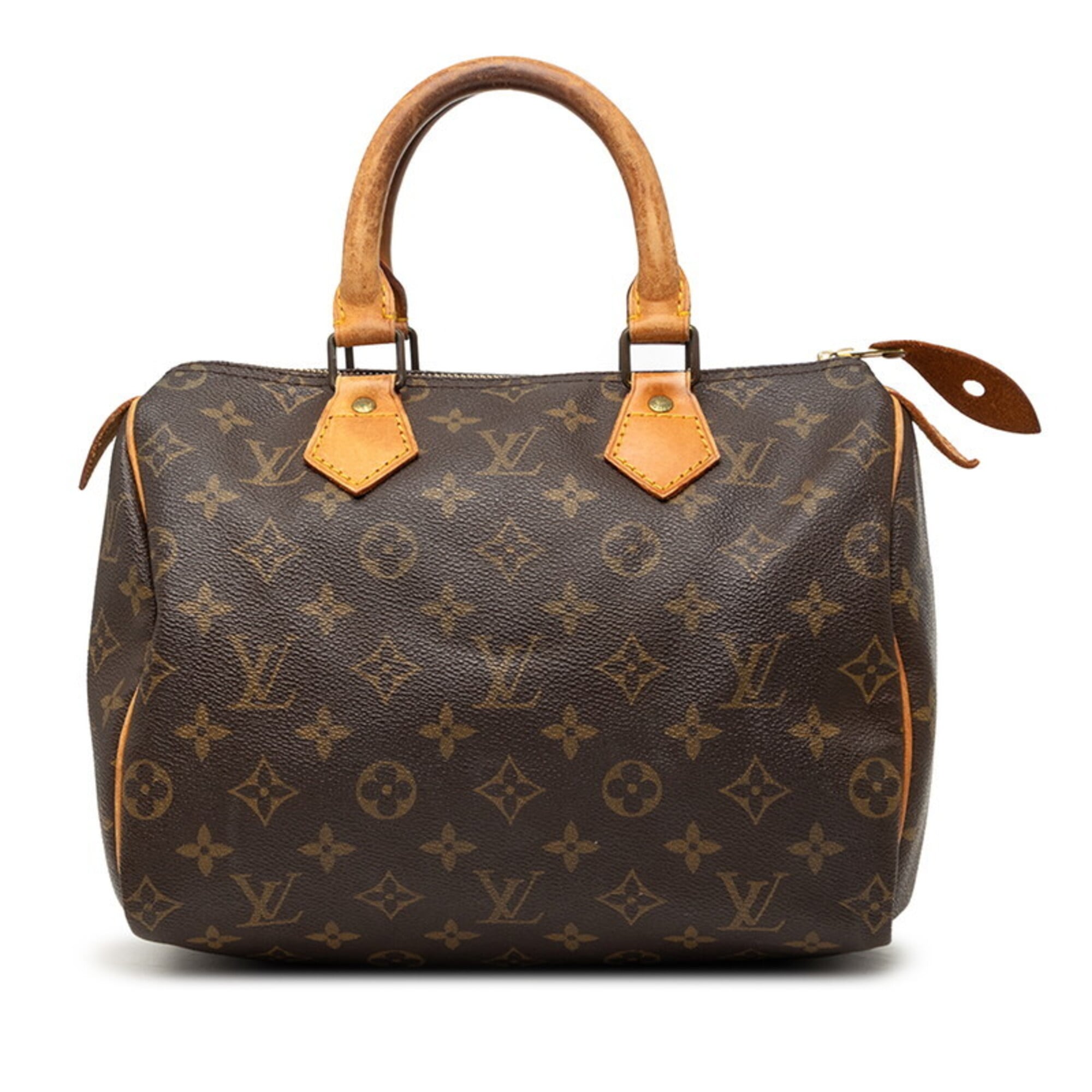 Louis Vuitton Monogram Brown Pvc Leather Boston Bag Handbag (Pre-Owned)