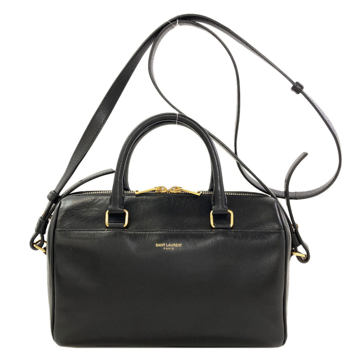 Yves Saint Laurent Black Leather Handbag (Pre-Owned)