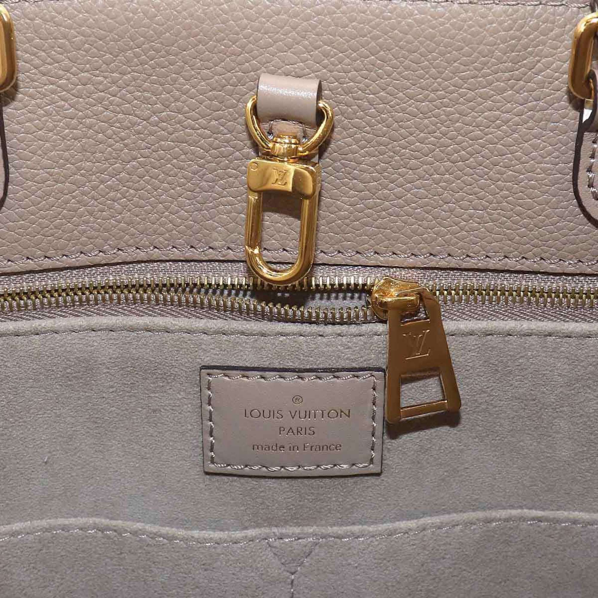 Louis Vuitton Tourterelle Monogram Empreinte Handbag Tote Bag (Pre-Owned)