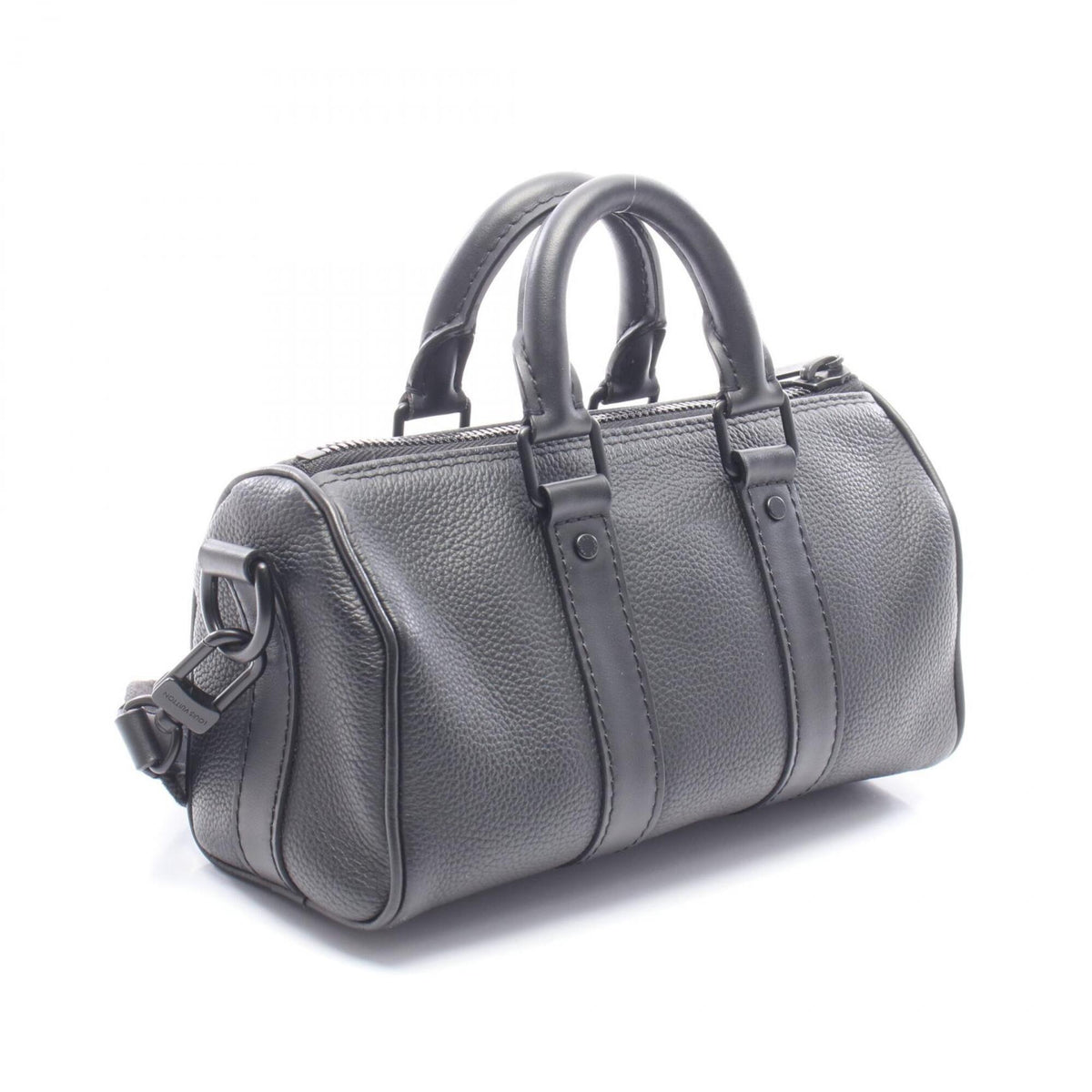 Louis Vuitton Black Leather Handbag (Pre-Owned)