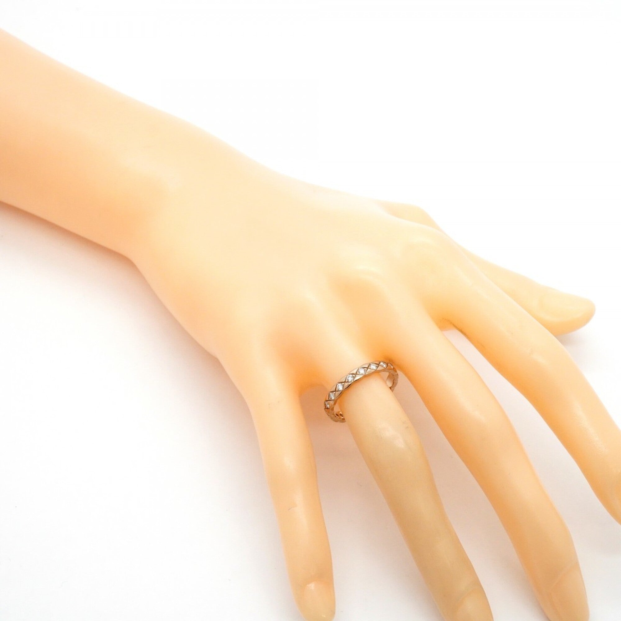 Chanel Pink Gold (18K) Band Ring (Pre-Owned)