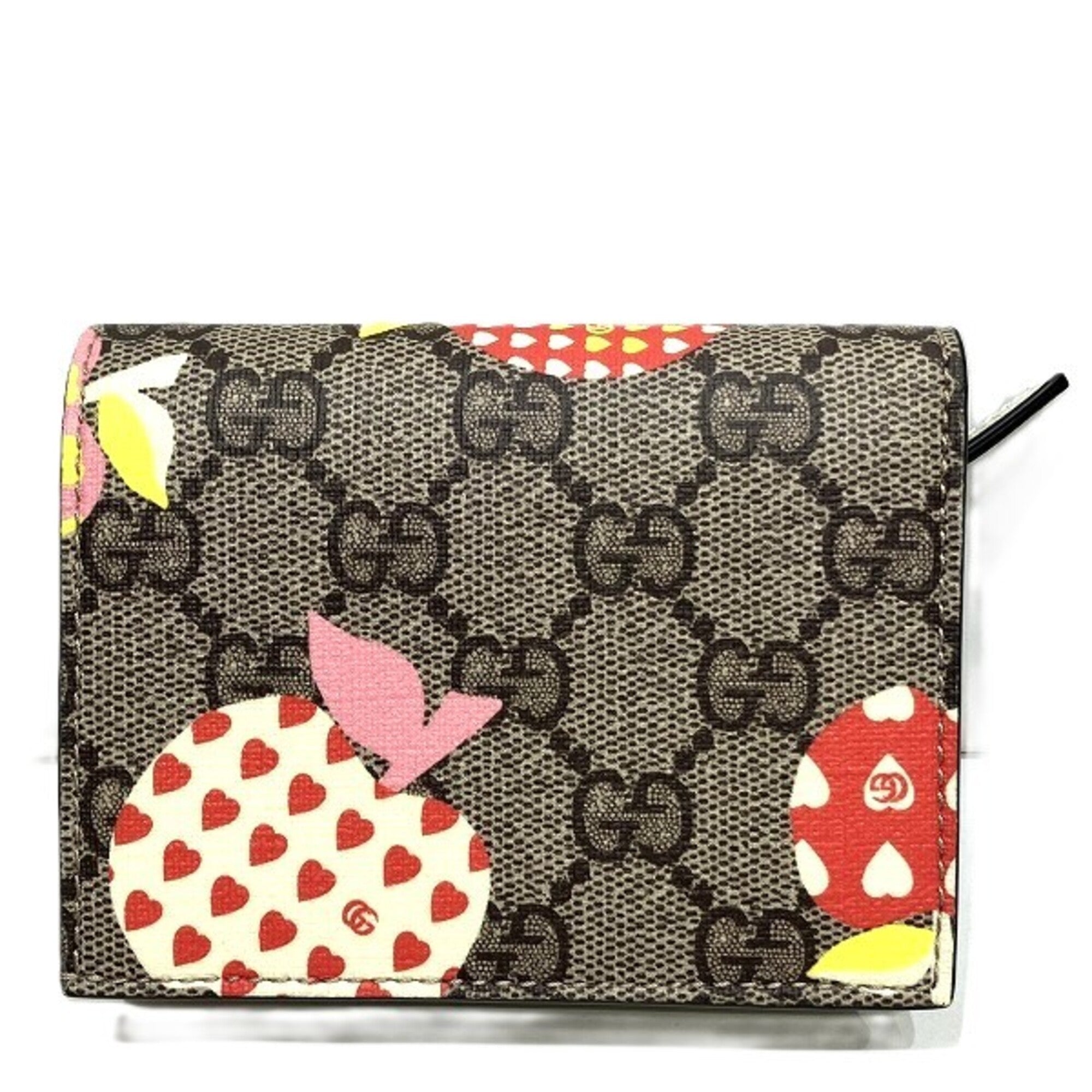 Gucci Brown Gg Supreme Coin Purse/Coin Case (Pre-Owned)