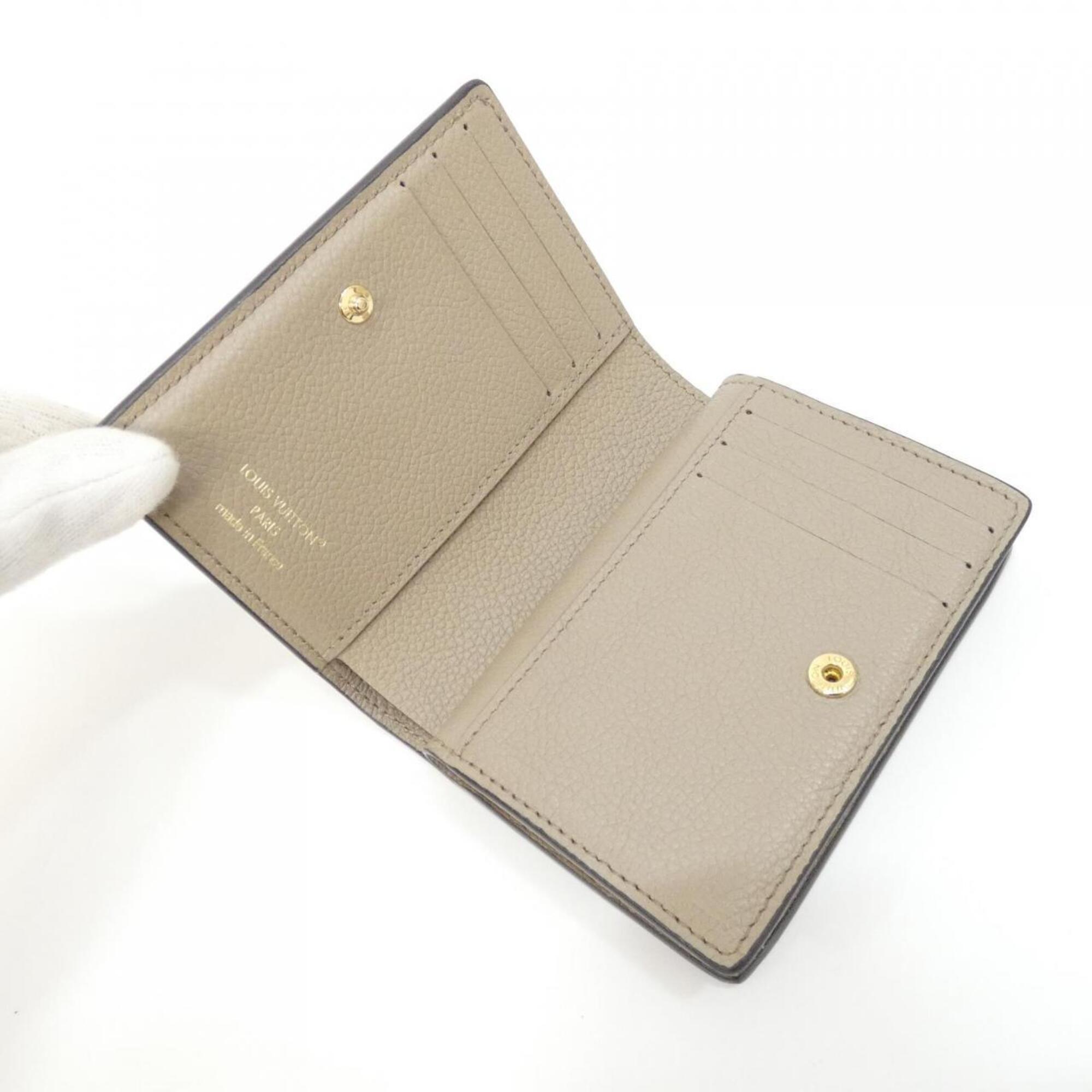 Louis Vuitton Monogram Empreinte Tourterelle Leather Wallet (Bi-Fold) (Pre-Owned)