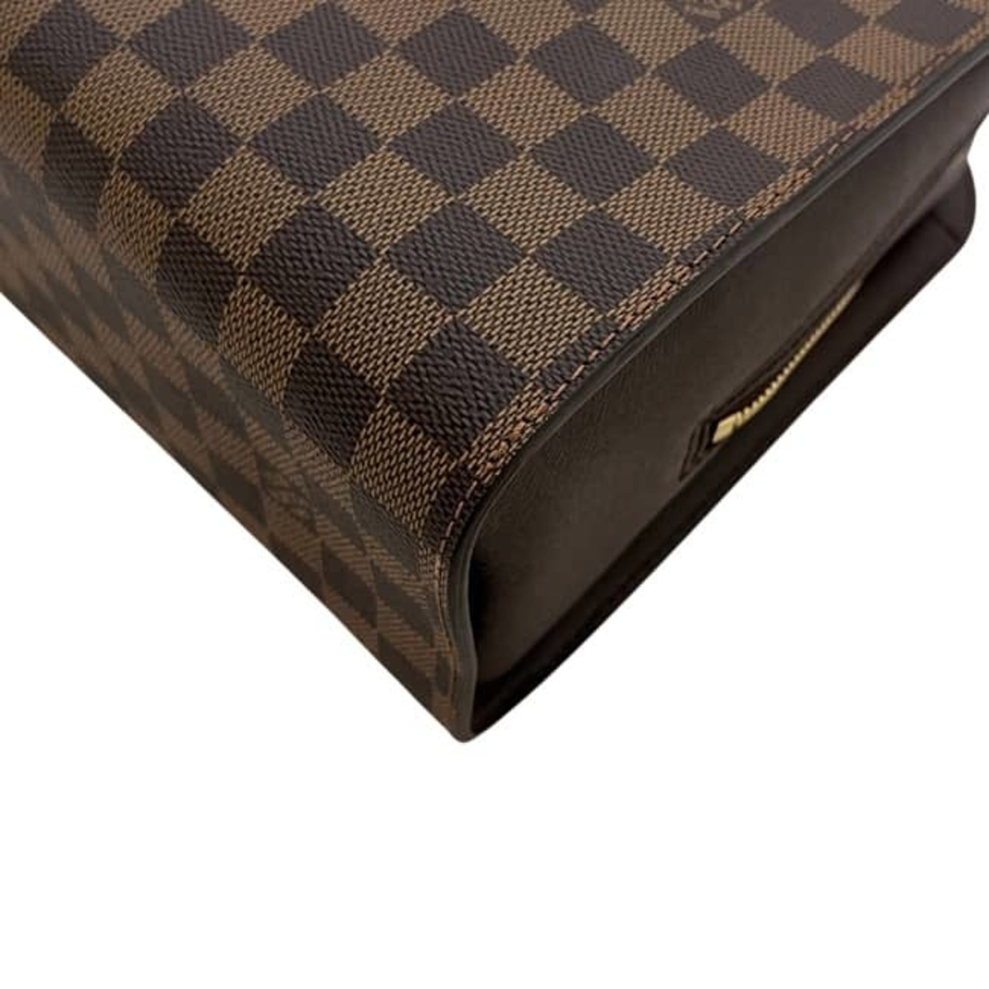 Louis Vuitton Damier Brown Damier Canvas Ebene Damier Canvas Handbag (Pre-Owned)