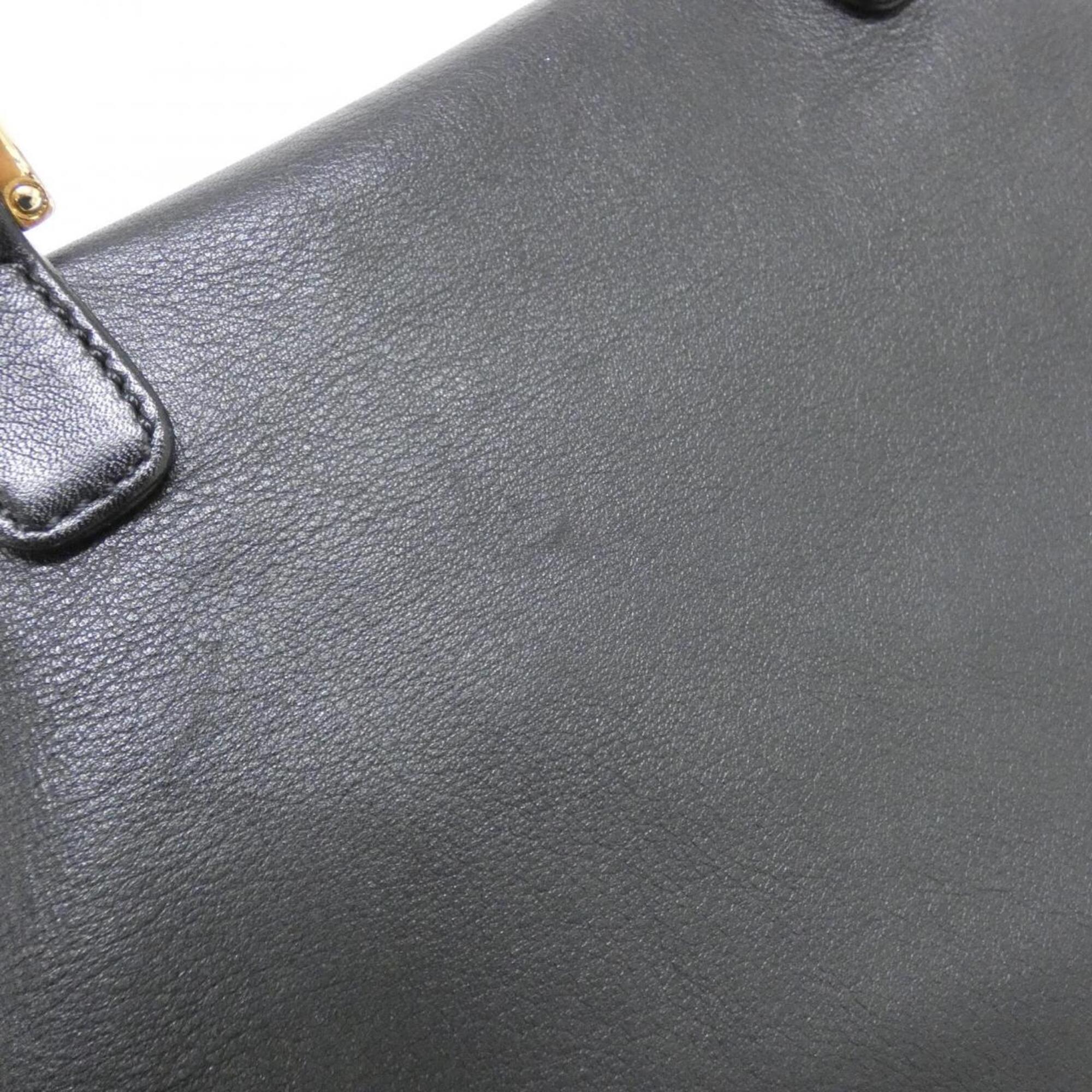Loewe Black Leather Handbag (Pre-Owned)