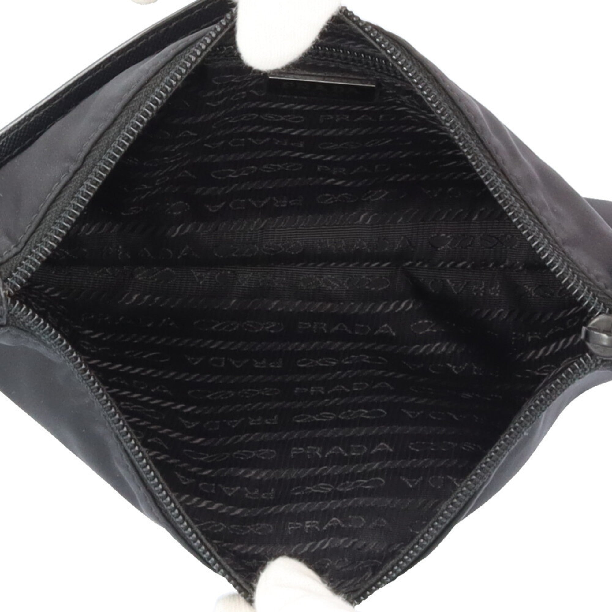 Prada Black Nylon Handbag (Pre-Owned)