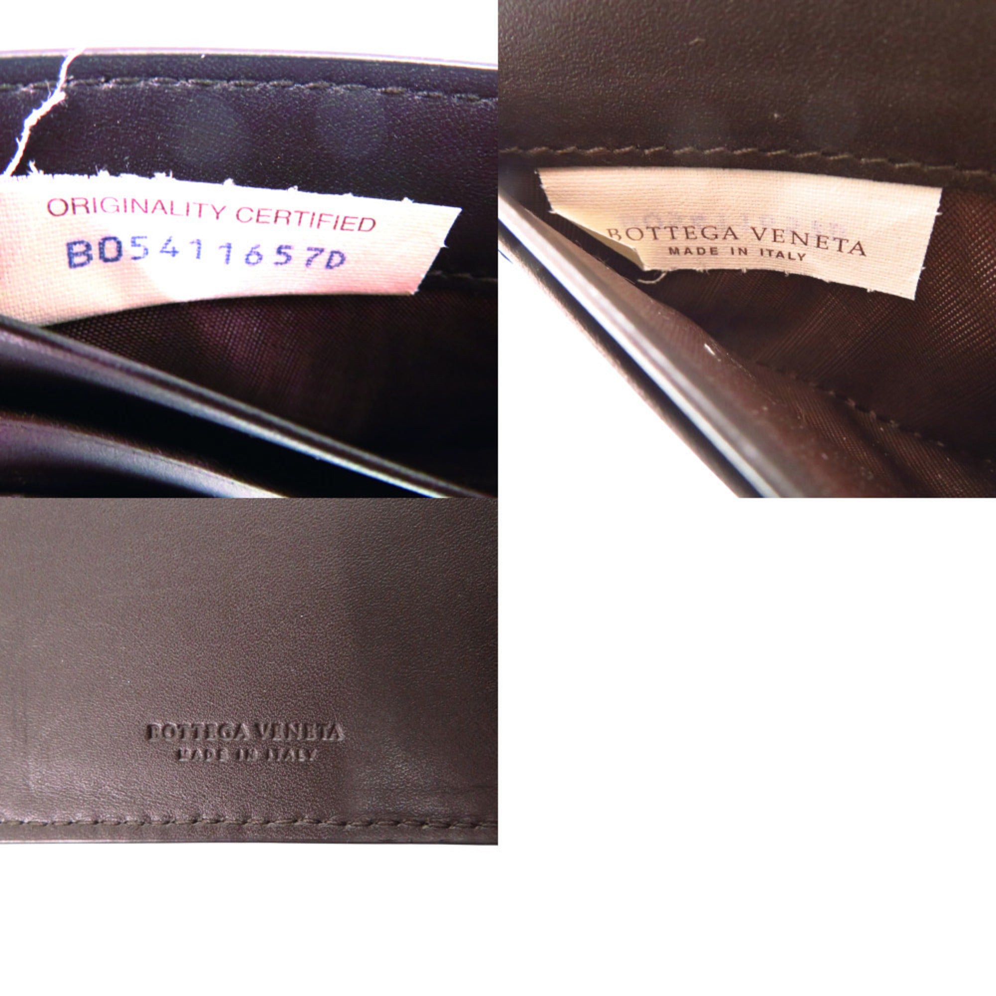Bottega Veneta Brown Leather Wallet (Bi-Fold) (Pre-Owned)