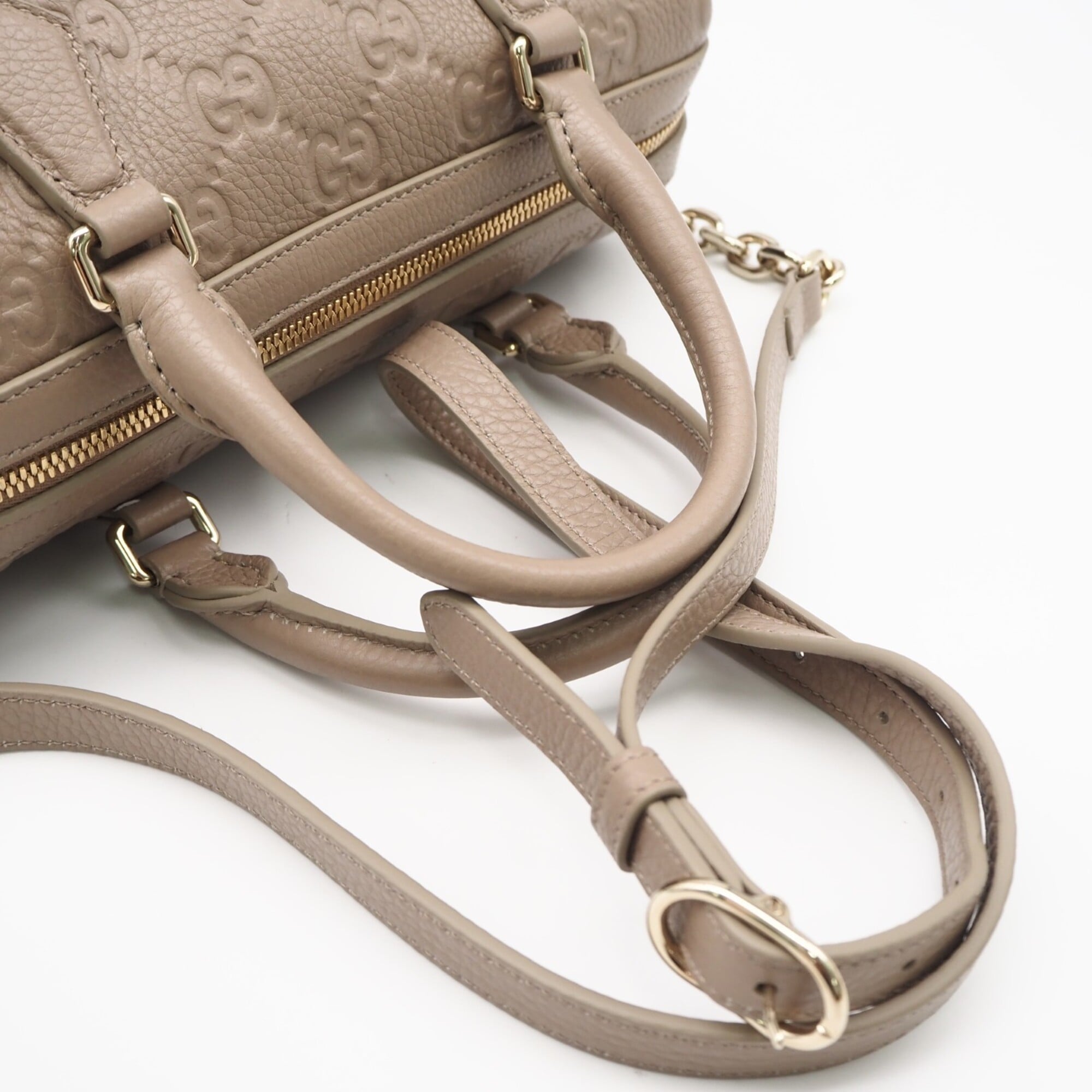 Gucci Beige Leather Handbag (Pre-Owned)