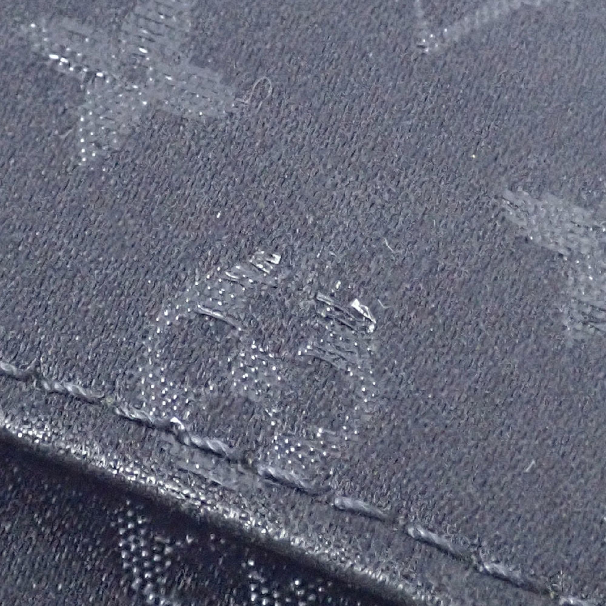 Louis Vuitton Monogram Satin Black Noir Monogram Satin Coin Purse/Coin Case (Pre-Owned)