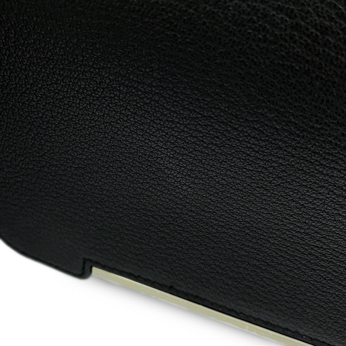 Hermes Black Chevre Myzore Leather Handbag Shoulder Bag (Pre-Owned)