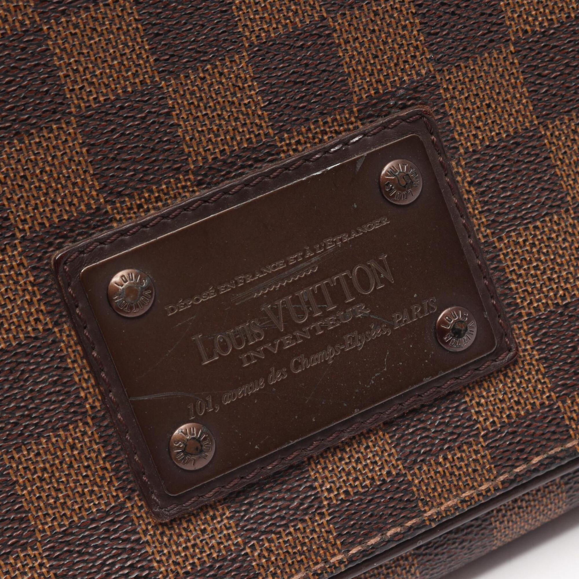 Louis Vuitton Brown Coated Canvas Pvc Leather Handbag Shoulder Bag (Pre-Owned)