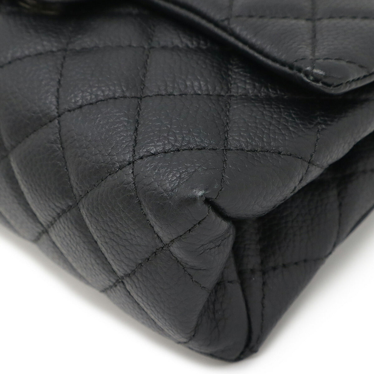 Chanel Black Grained Calfskin Clutch Bag Fanny Pack (Pre-Owned)