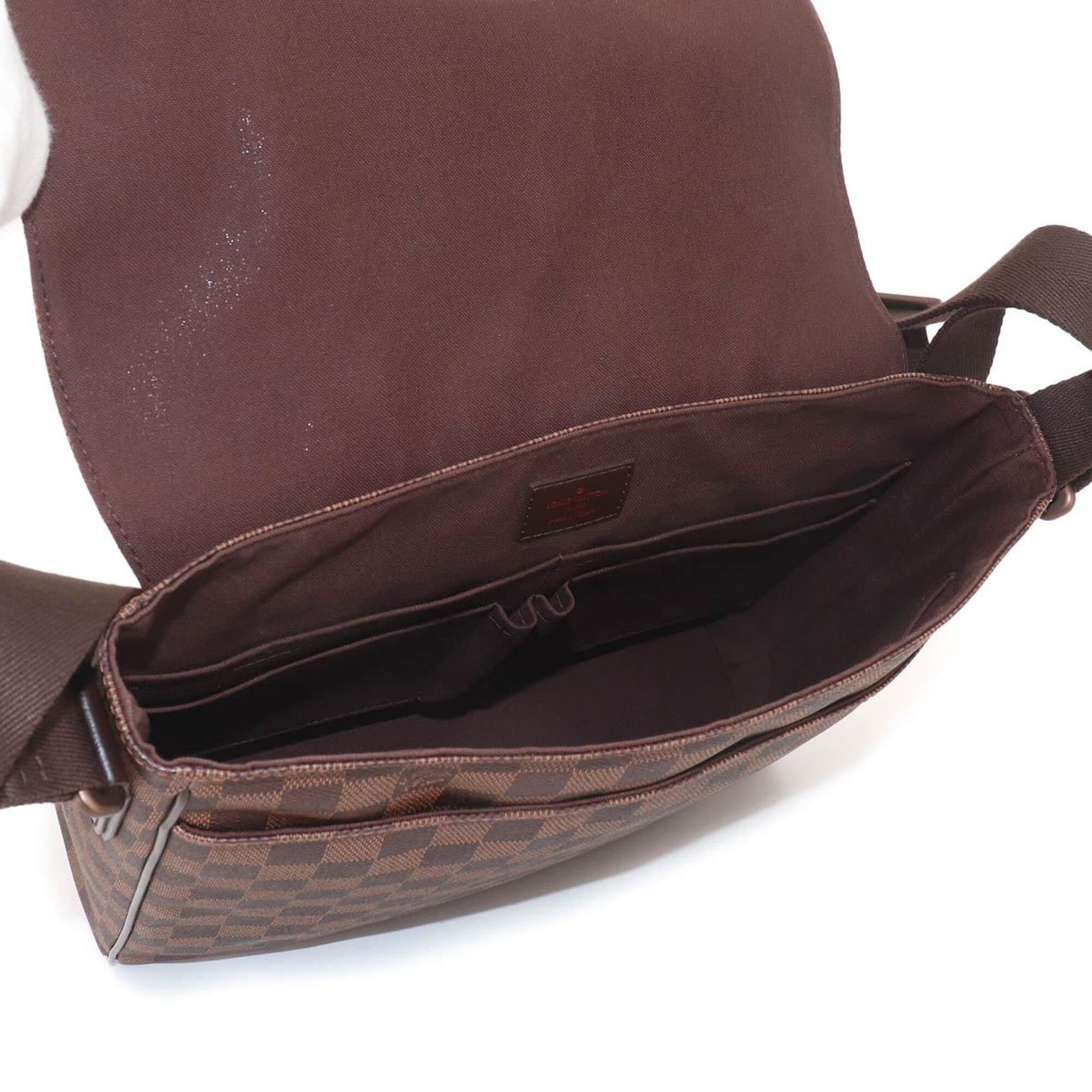 Louis Vuitton Damier Canvas Ebene Damier Canvas Handbag Shoulder Bag (Pre-Owned)