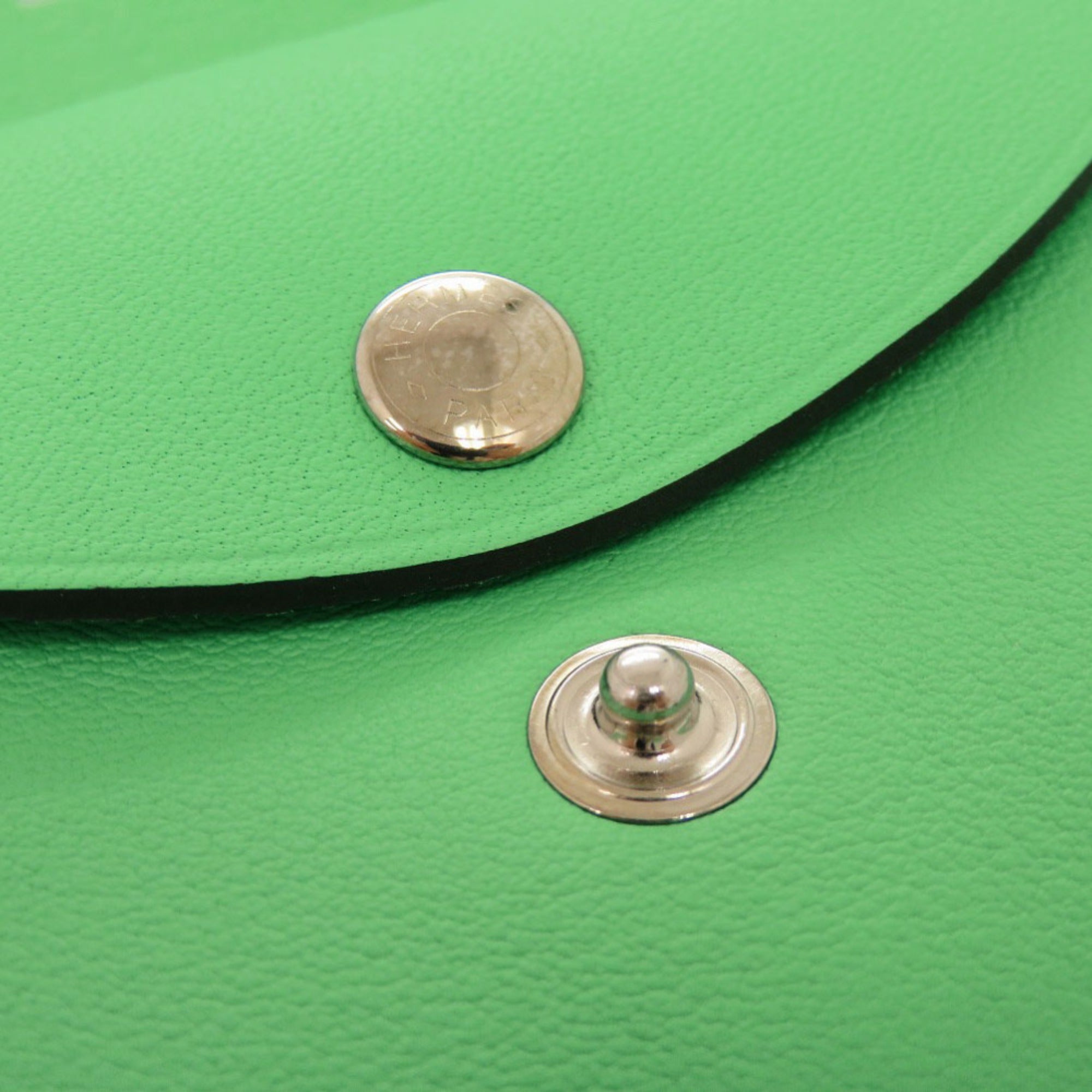 Hermes Green Vert Swift Leather Coin Purse/Coin Case (Pre-Owned)