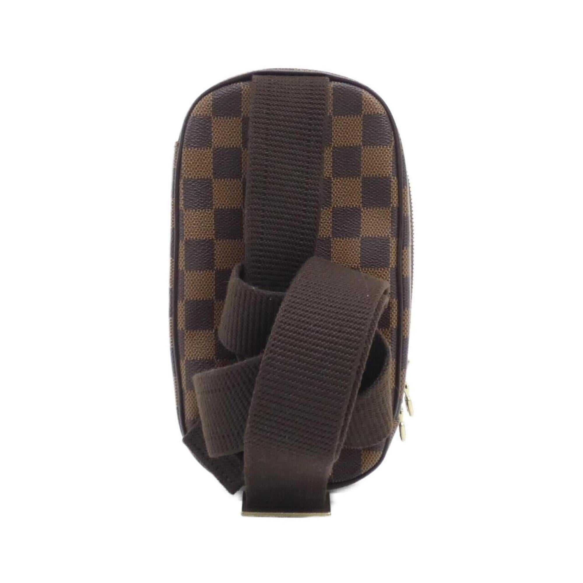 Louis Vuitton Ebene Coated Canvas Pochette Shoulder Bag (Pre-Owned)