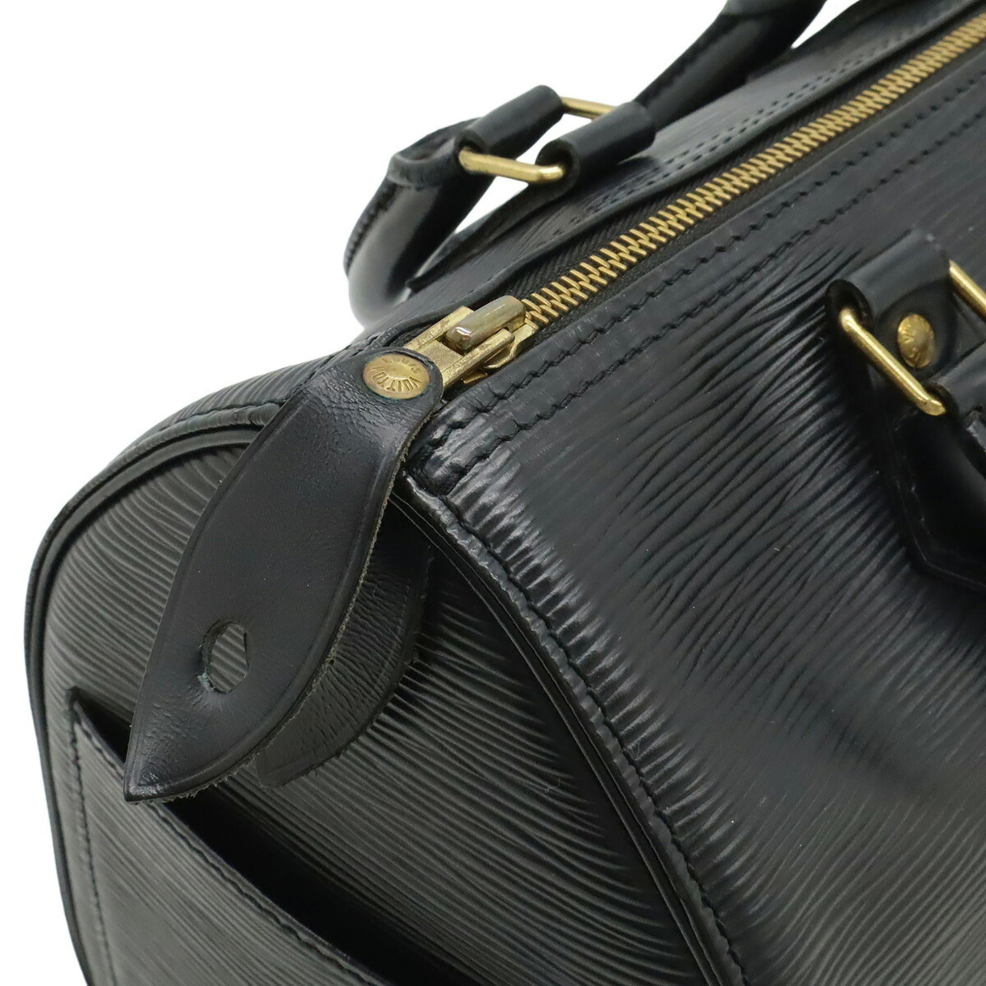 Louis Vuitton Black Noir Epi Leather Handbag (Pre-Owned)
