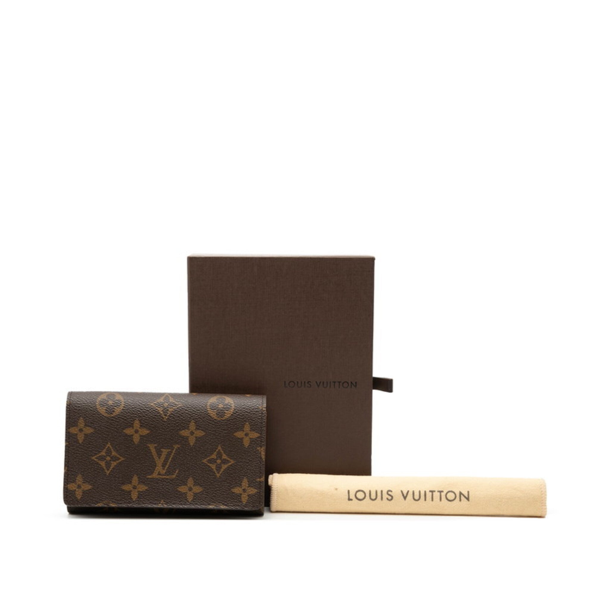 Louis Vuitton Brown Monogram Monogram Wallet (Bi-Fold) (Pre-Owned)
