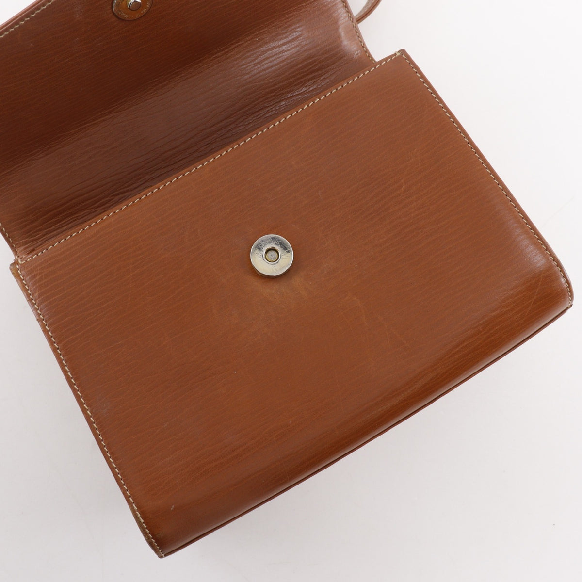 Bally Brown Leather Shoulder Bag (Pre-Owned)
