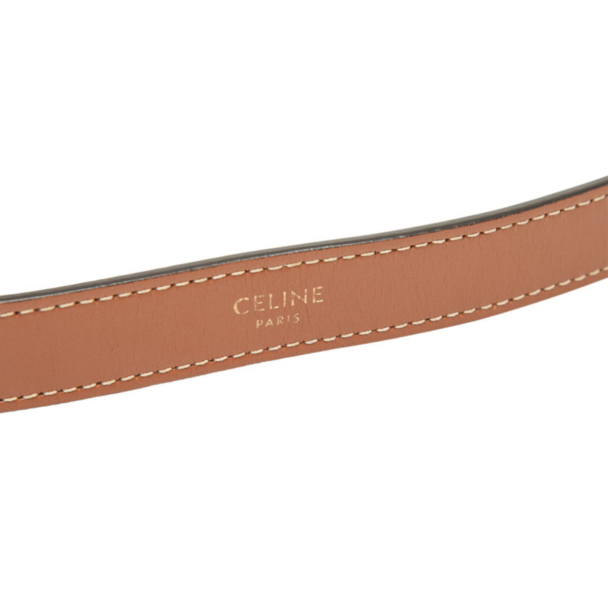 Celine Brown White Pvc Leather Handbag Shoulder Bag (Pre-Owned)