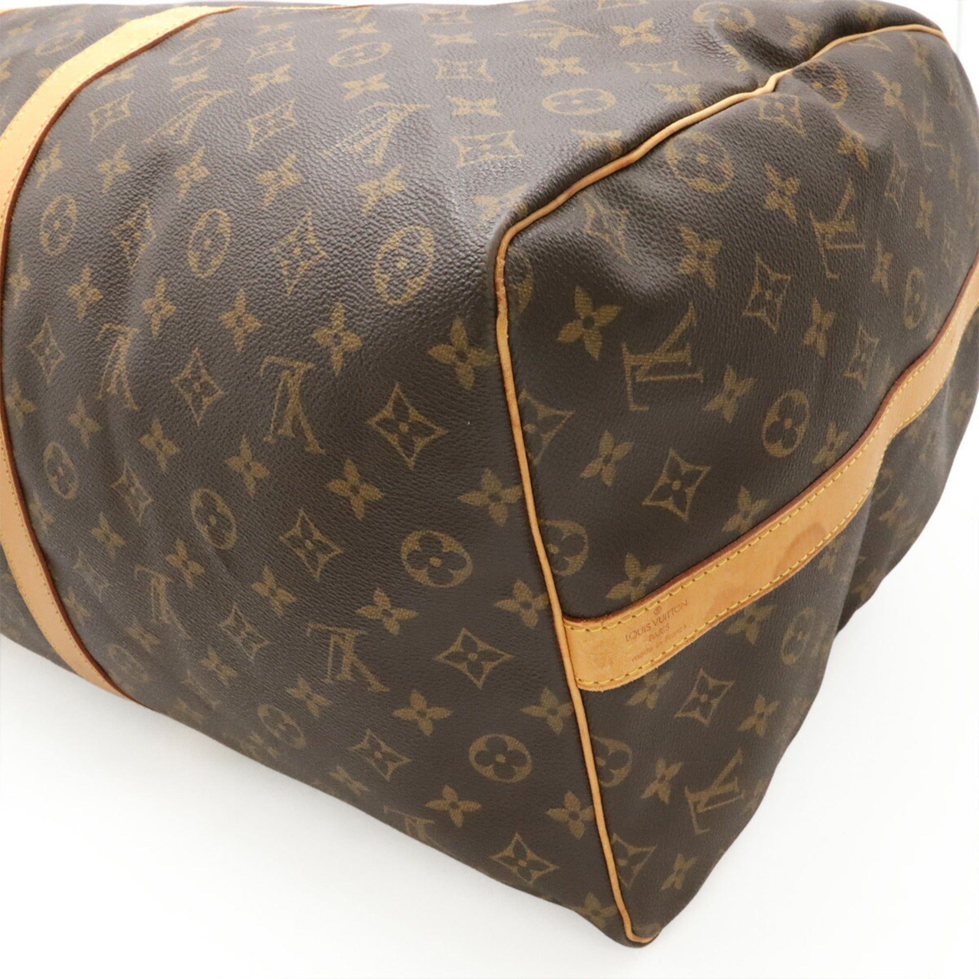 Louis Vuitton Brown Monogram Canvas Boston Bag Shoulder Bag (Pre-Owned)
