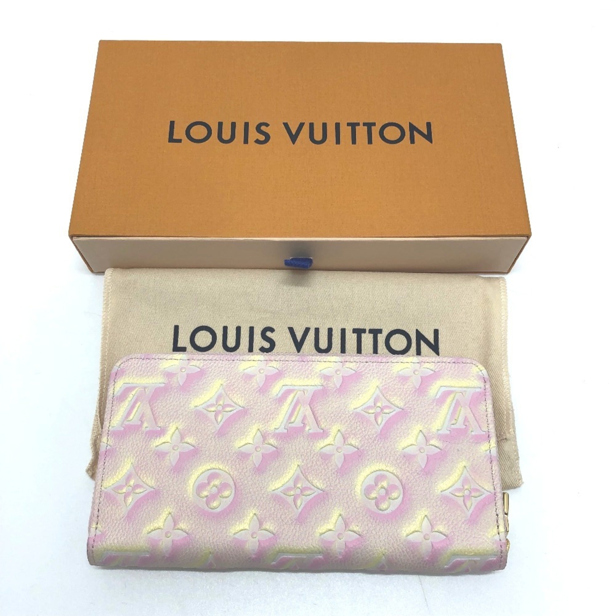 Louis Vuitton Monogram Empreinte Light Pink Monogram Empreinte Long Wallet (Bi-Fold) (Pre-Owned)