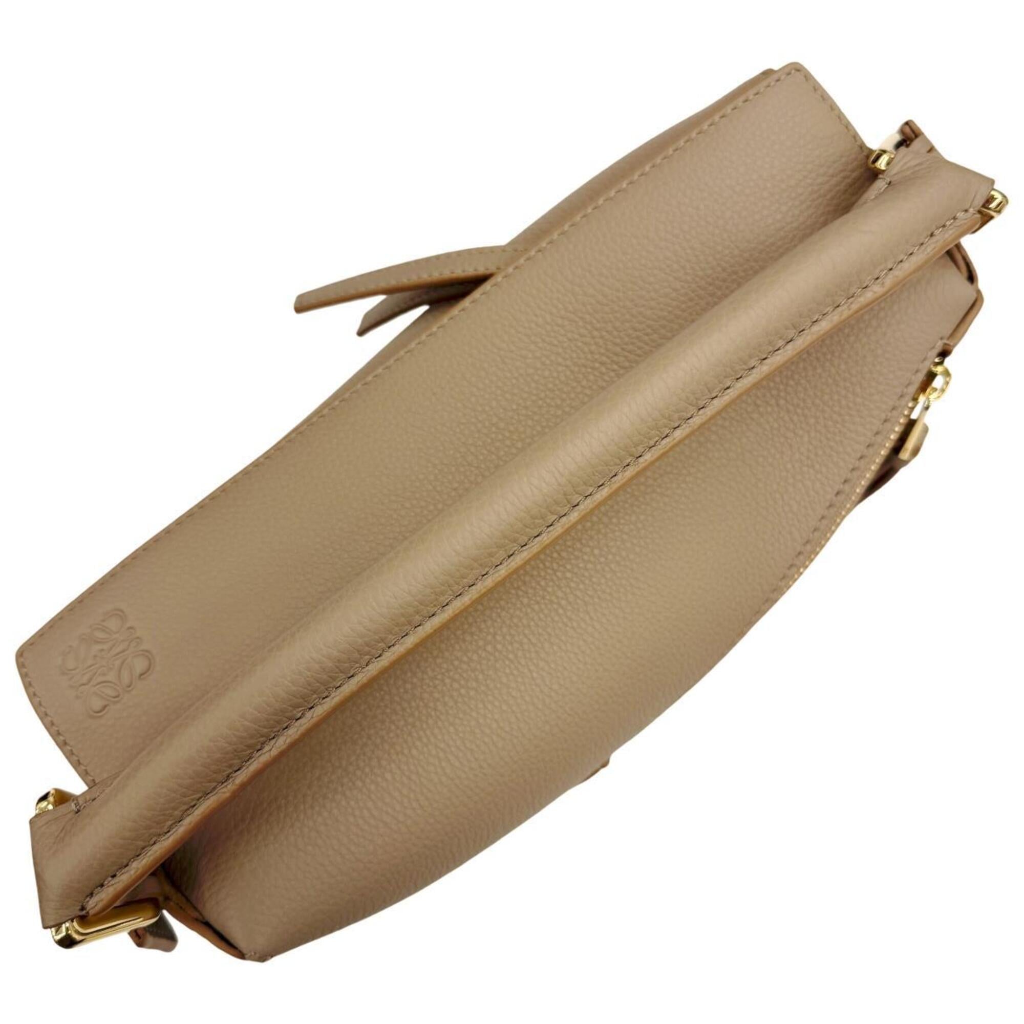 Loewe Sand Leather Handbag Shoulder Bag (Pre-Owned)