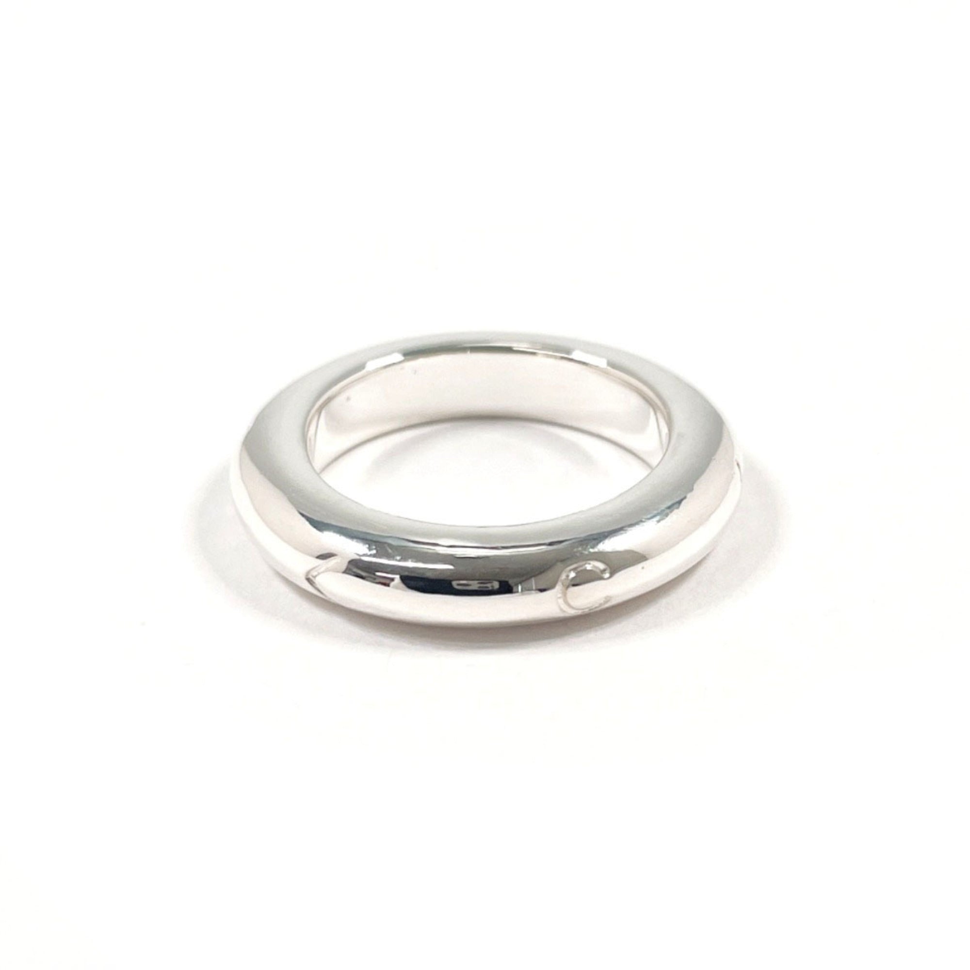 Chanel Silver Silver 925 Band Ring (Pre-Owned)