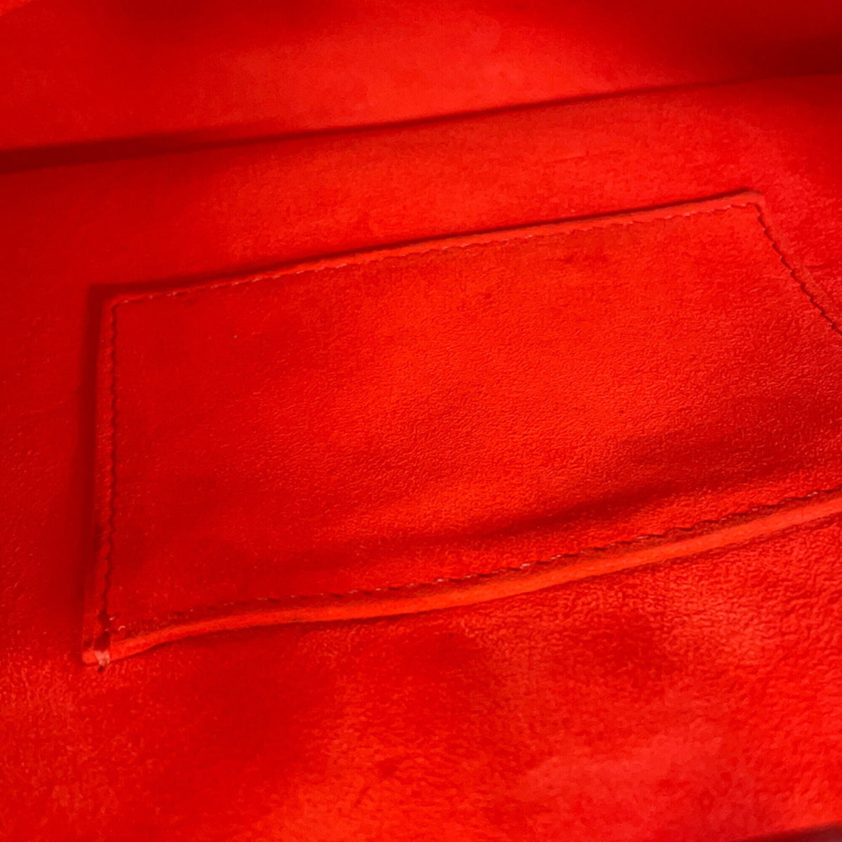 Fendi Peekaboo Orange Leather Handbag Shoulder Bag (Pre-Owned)