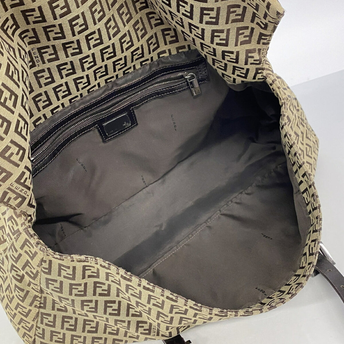 Fendi Brown Canvas Tote Bag (Pre-Owned)
