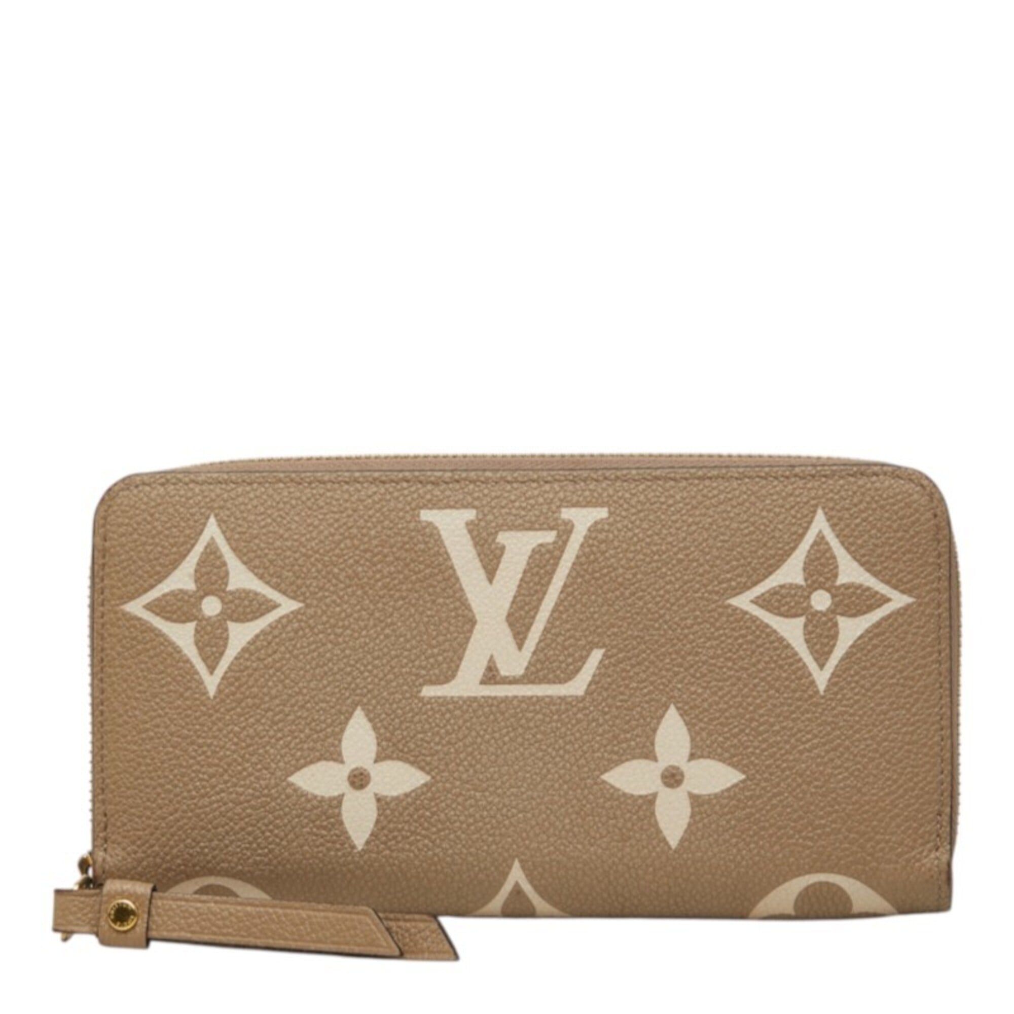 Louis Vuitton Beige Bicolor Monogram Leather Coin Purse/Coin Case (Pre-Owned)