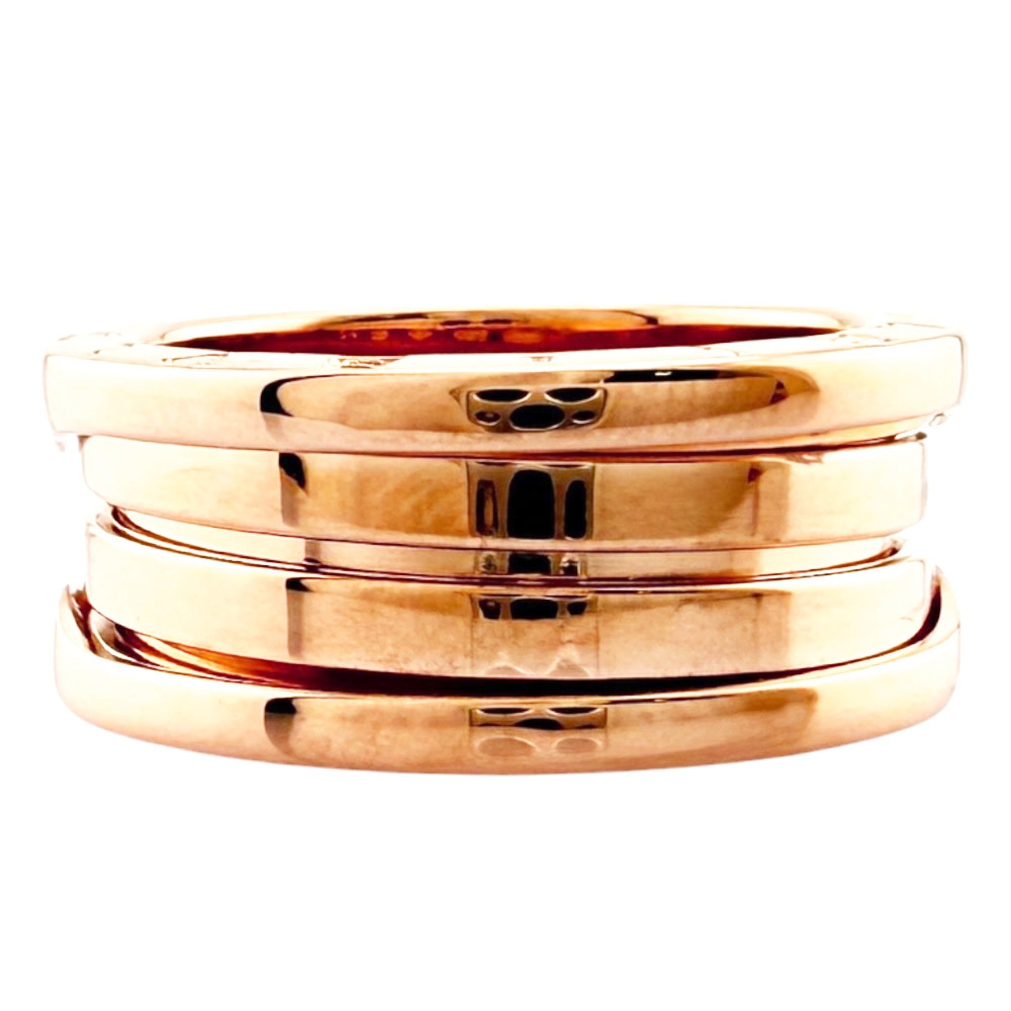 Bvlgari B.Zero1 Pink Gold (18K) Band Ring (Pre-Owned)