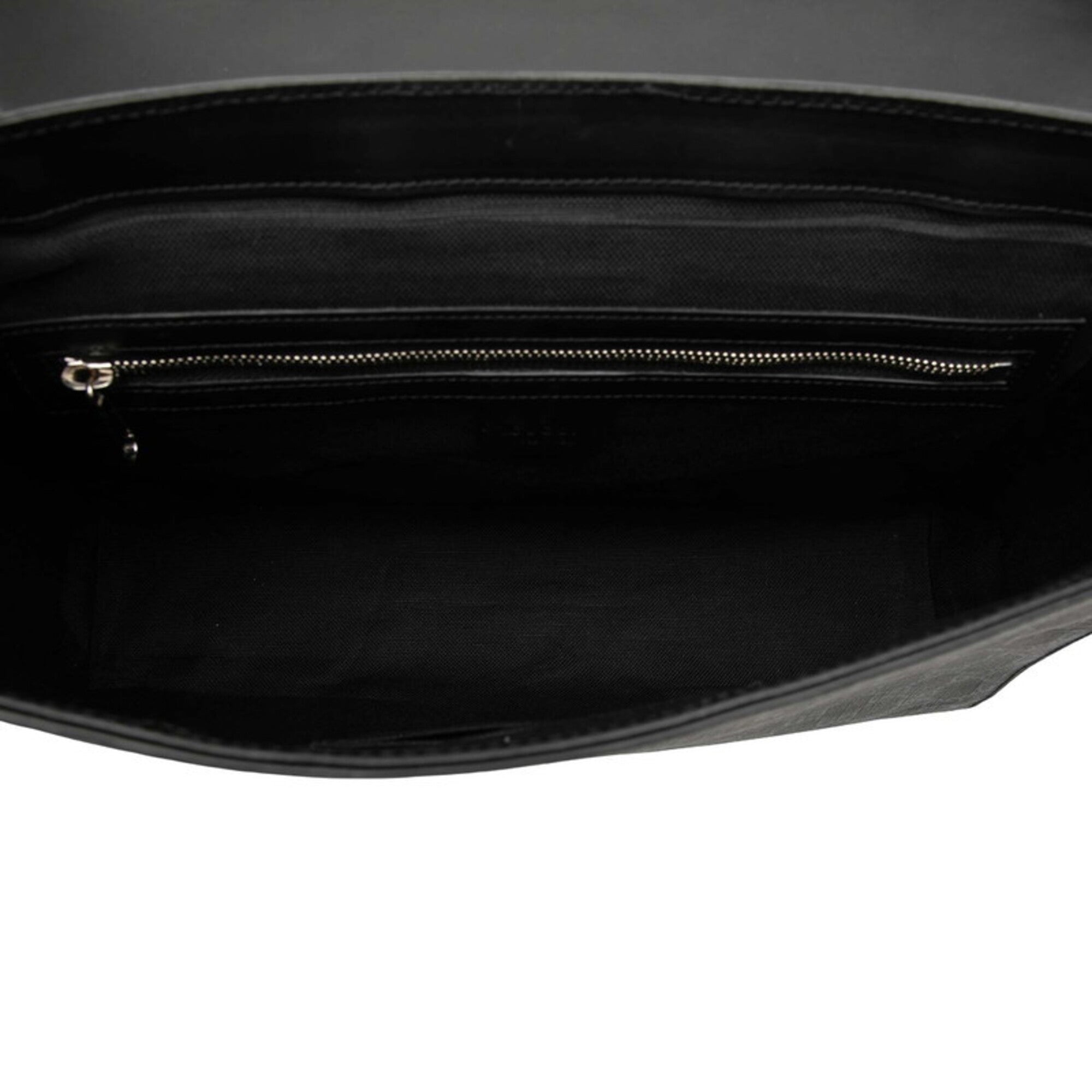 Gucci Black Gray Gg Supreme Messenger Bag Shoulder Bag (Pre-Owned)