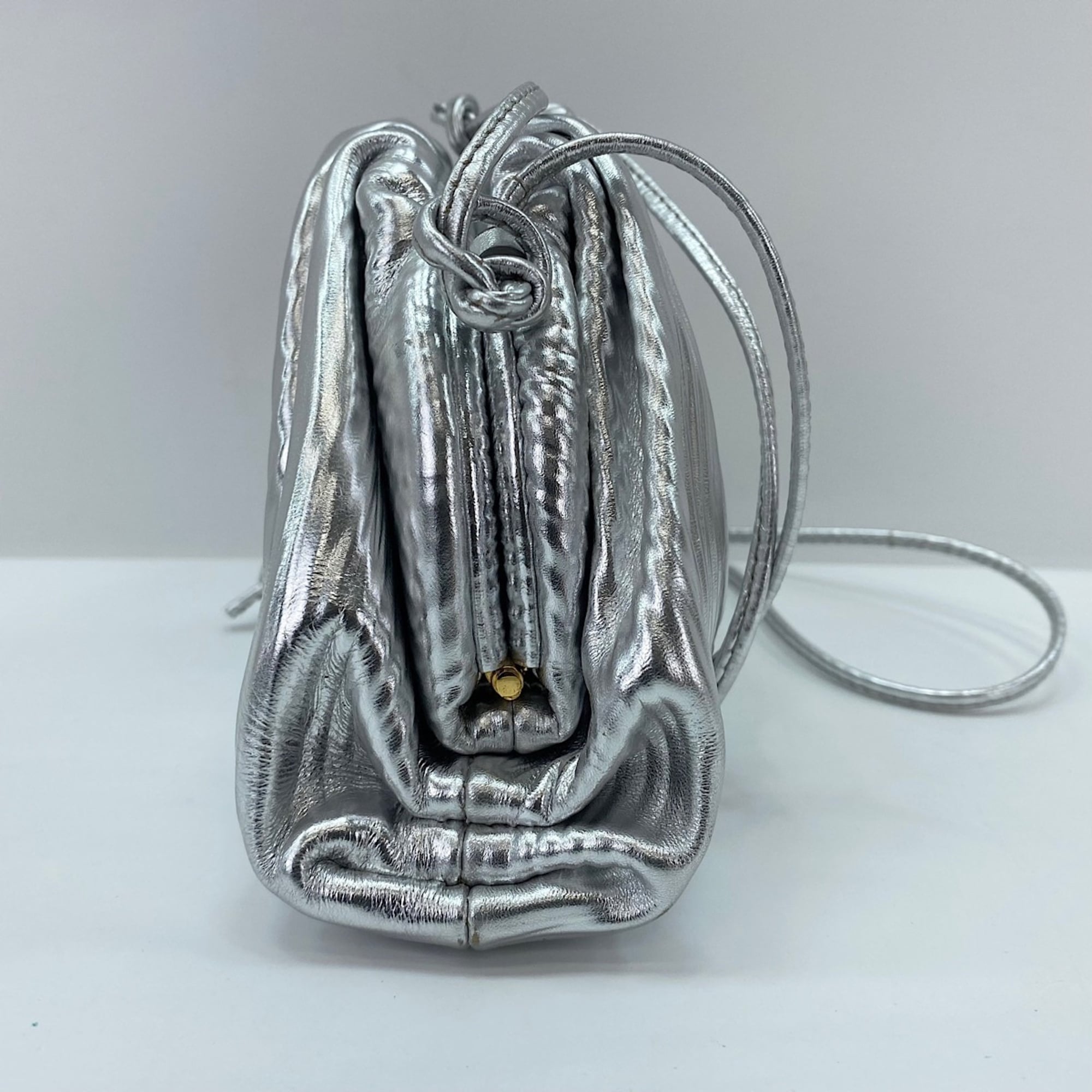 Bottega Veneta Silver Pouch (Pre-Owned)