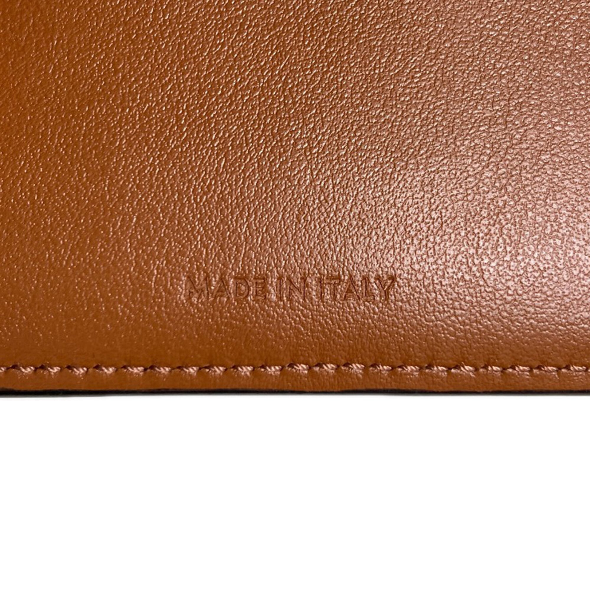 Celine Brown Pvc Wallet (Bi-Fold) (Pre-Owned)