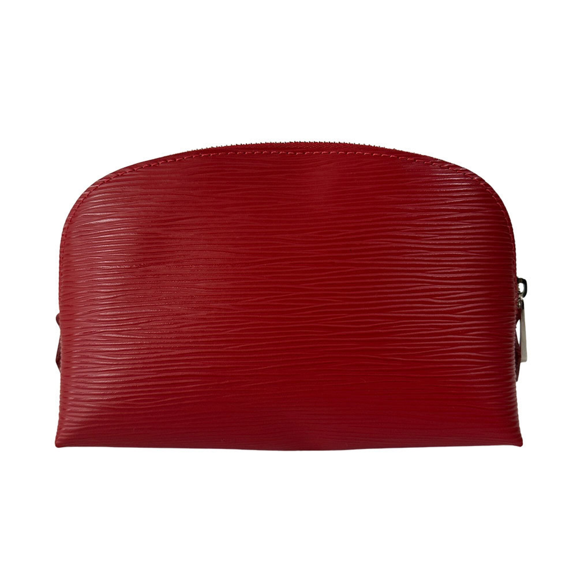 Louis Vuitton Epi Castilian Red Epi Leather Pochette Pouch (Pre-Owned)