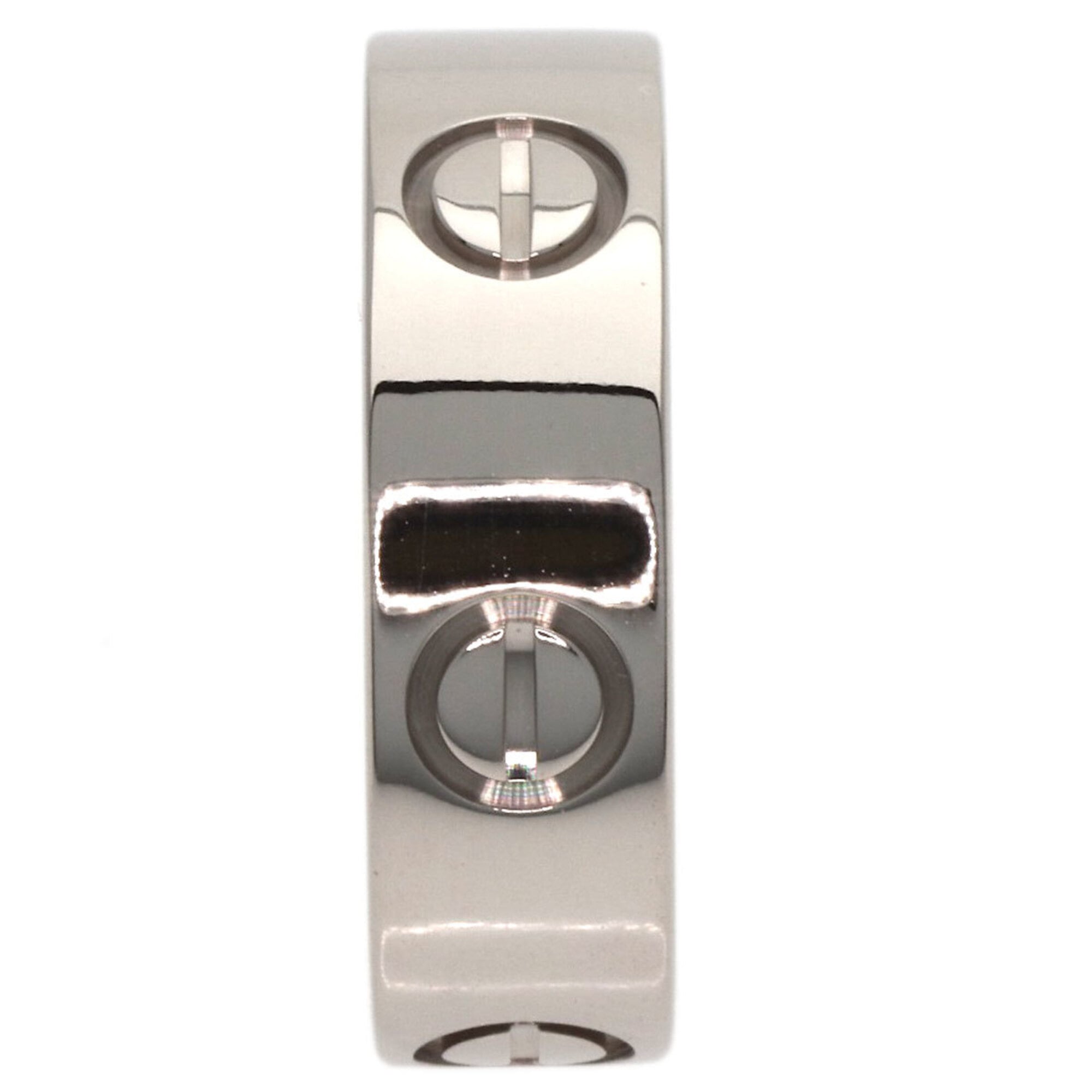 Cartier White Gold White Gold (18K) Band Ring (Pre-Owned)