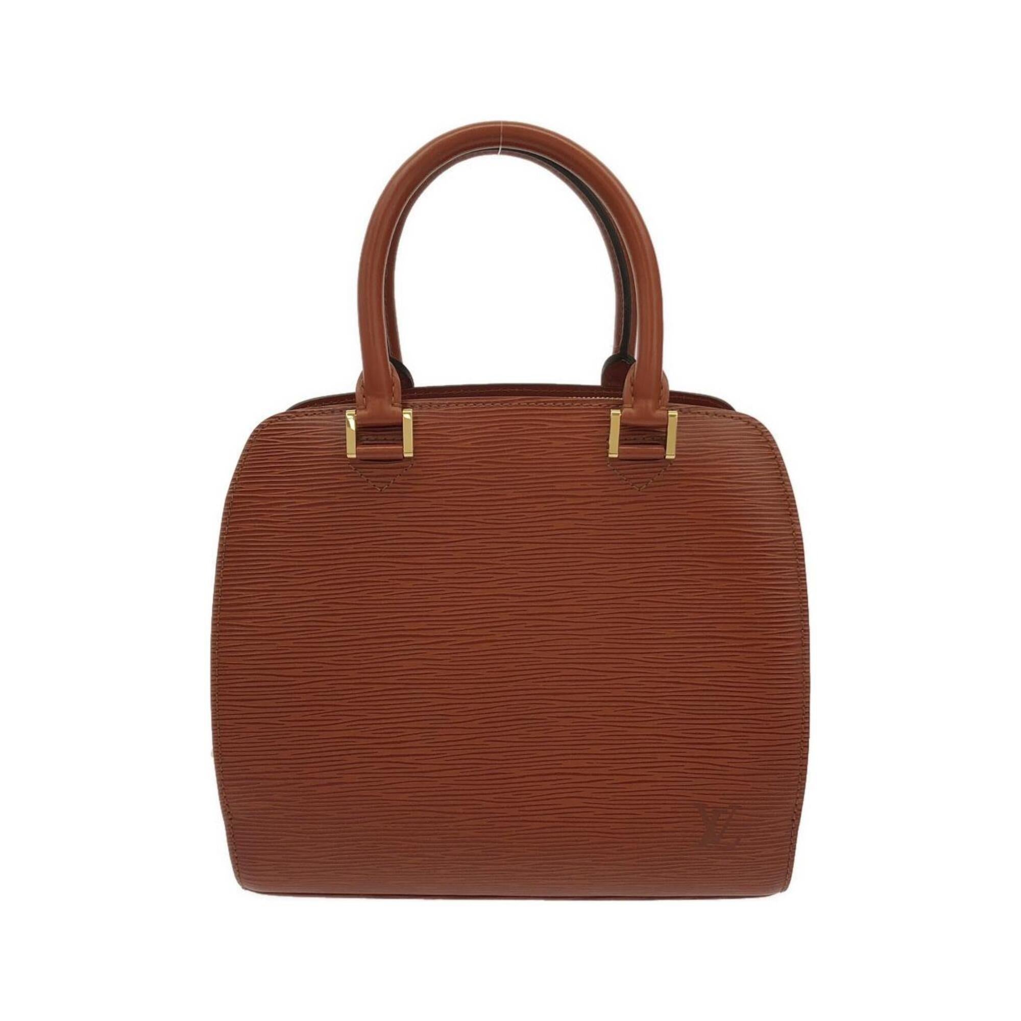 Louis Vuitton Brown Leather Handbag (Pre-Owned)