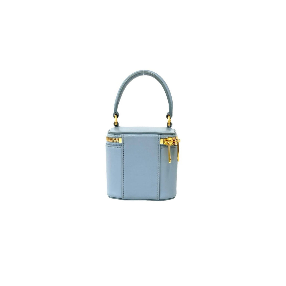 Celine Blue Leather Shoulder Bag Vanity Bag (Pre-Owned)