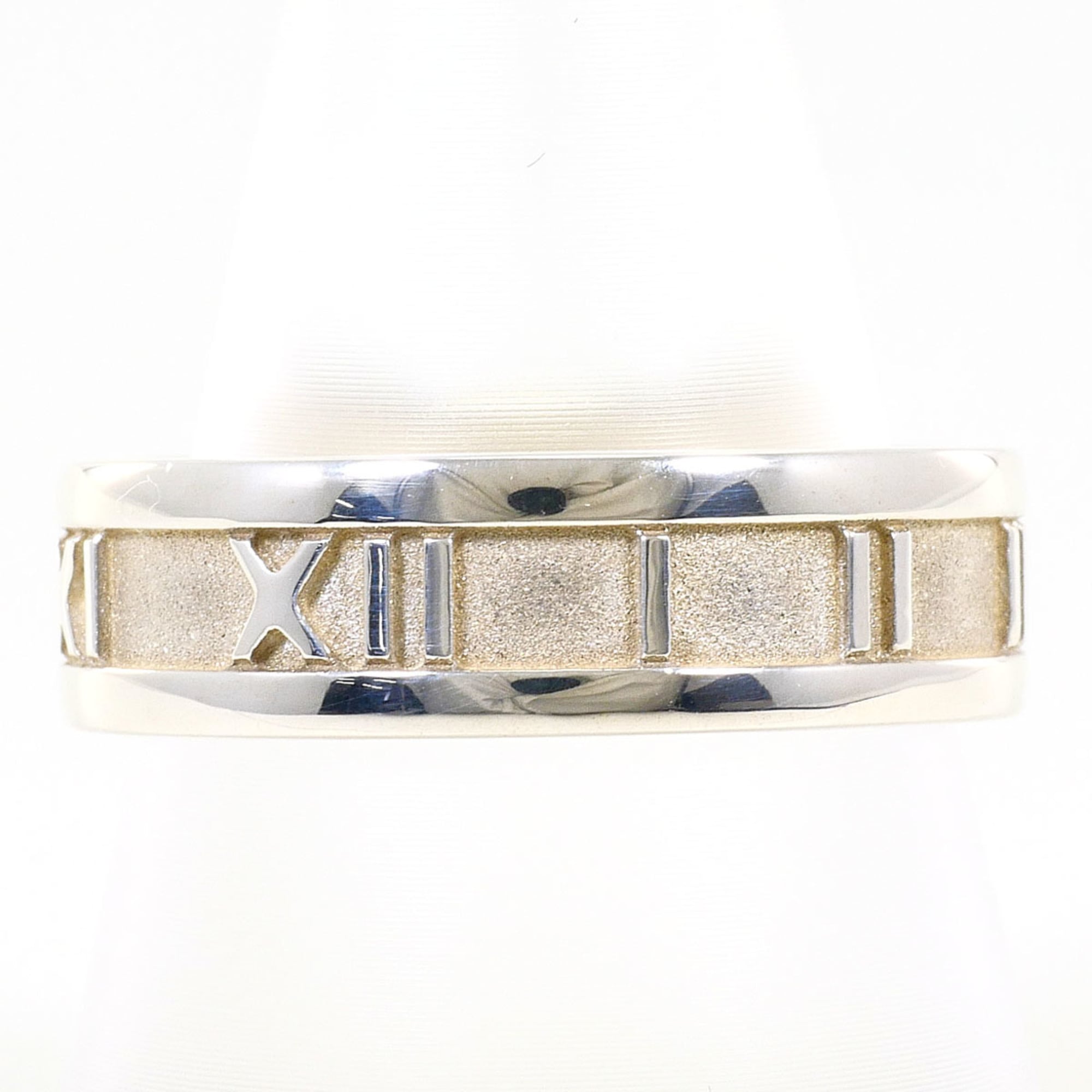 Tiffany Atlas Silver 925 Band Ring (Pre-Owned)