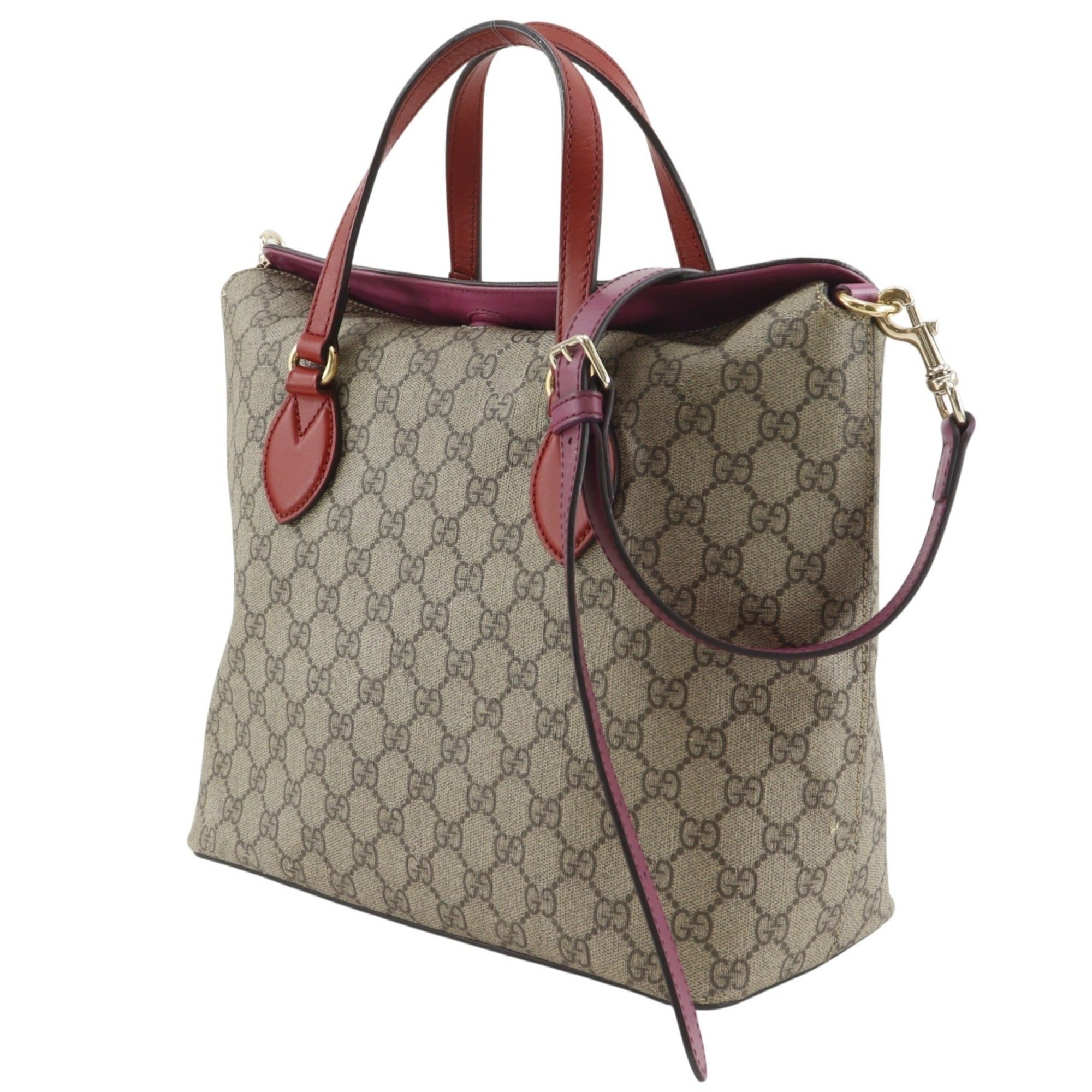 Gucci Brown Leather Handbag (Pre-Owned)