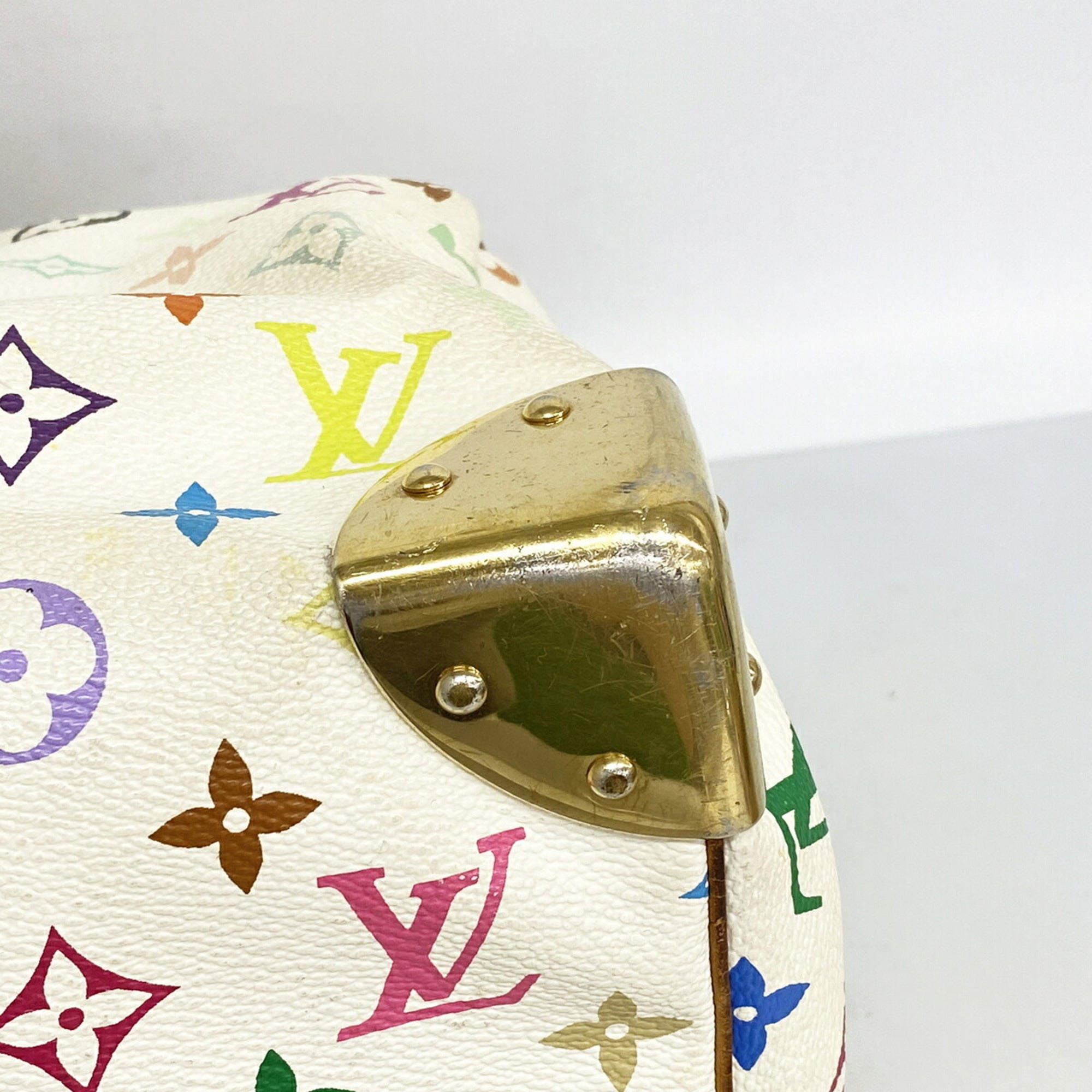 Louis Vuitton Blanc Handbag (Pre-Owned)