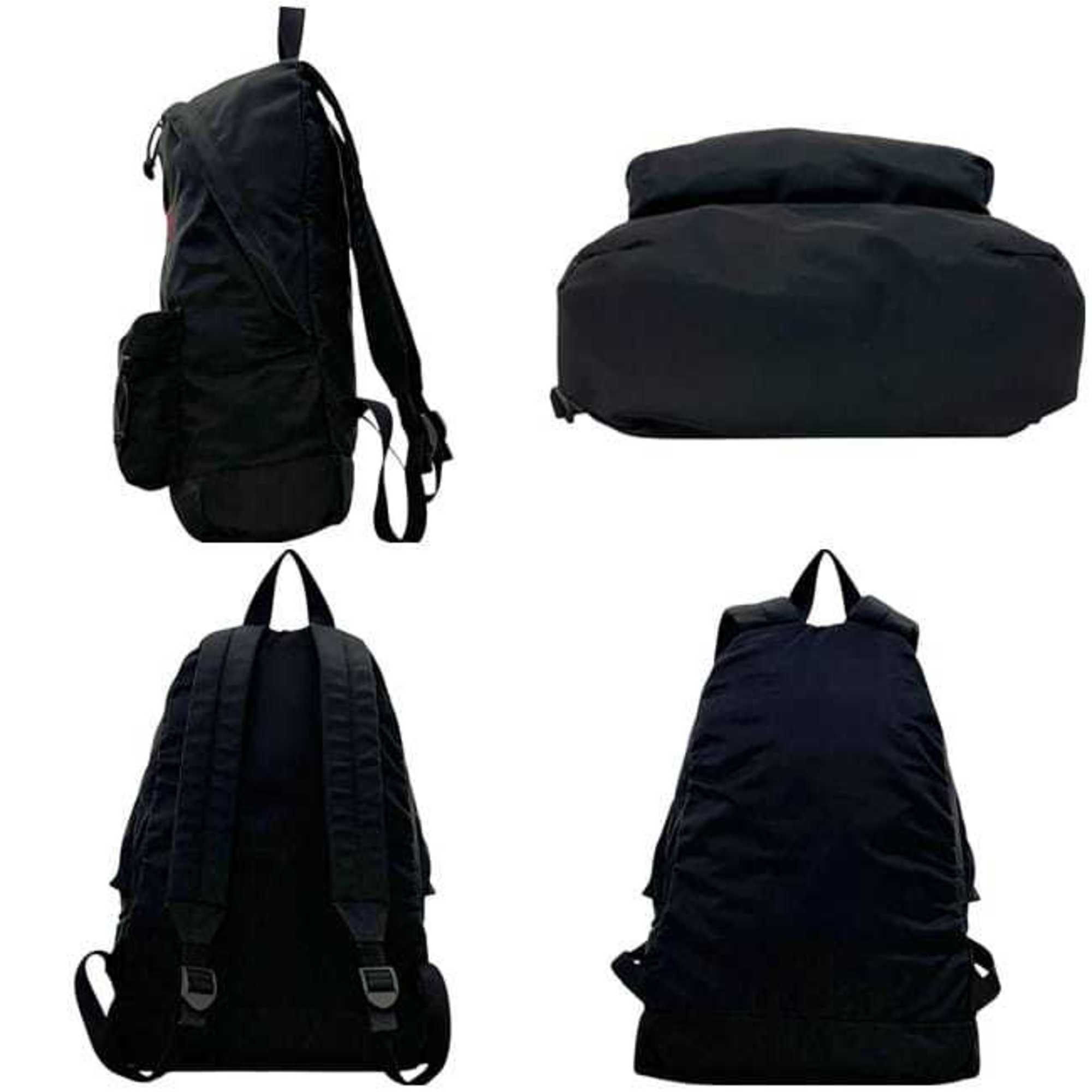 Balenciaga Black Canvas Leather Backpack (Pre-Owned)